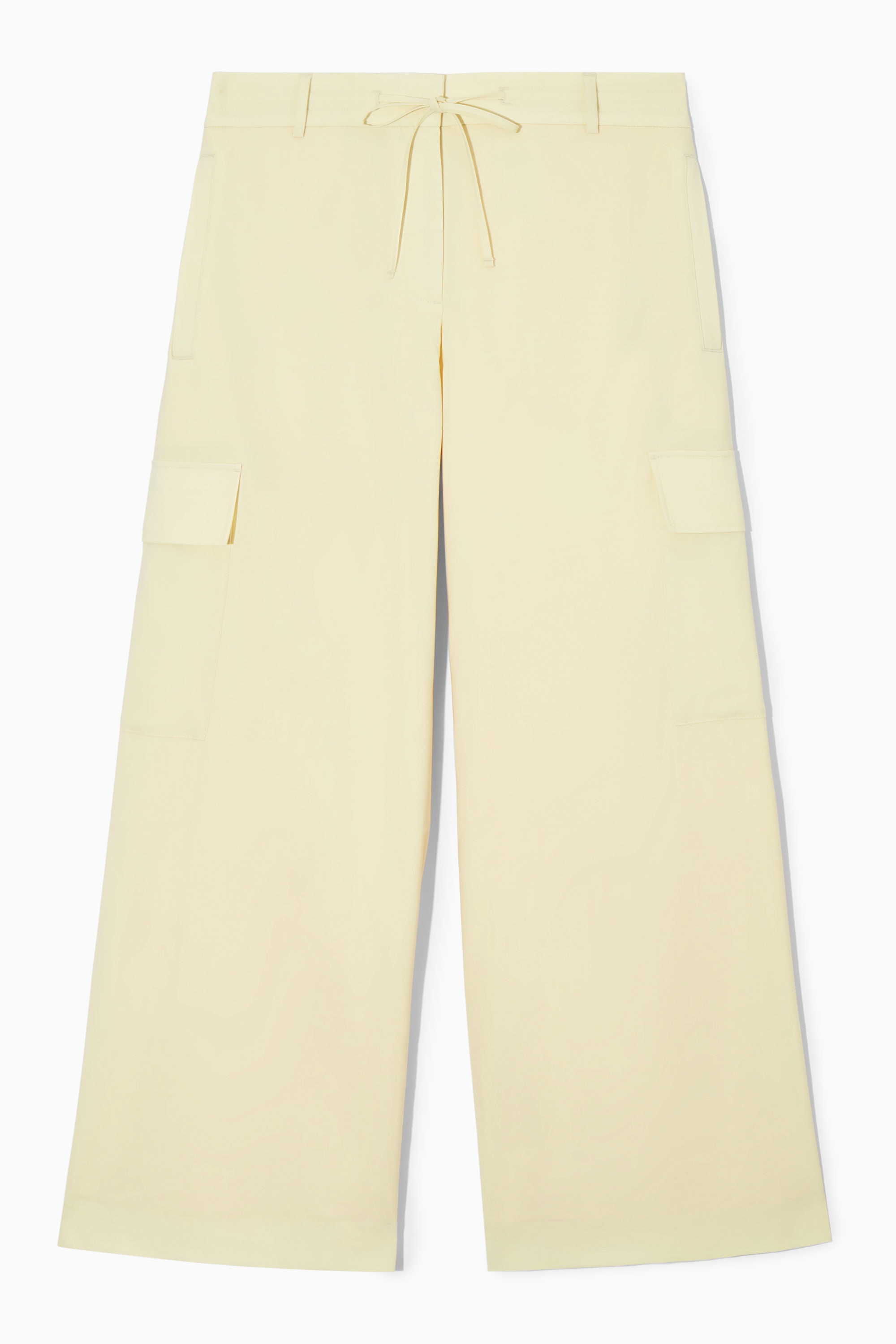 Linen Cargo Wide-Leg Cropped Pants | Chico's