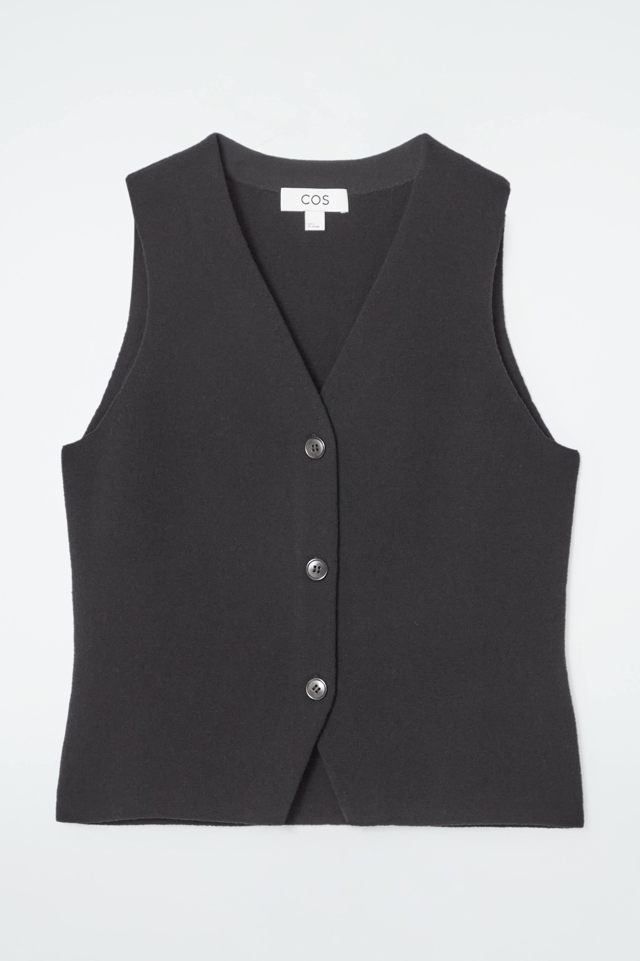 View larger image: KNITTED WAISTCOAT - BLACK - Ladies | H&M GB 1