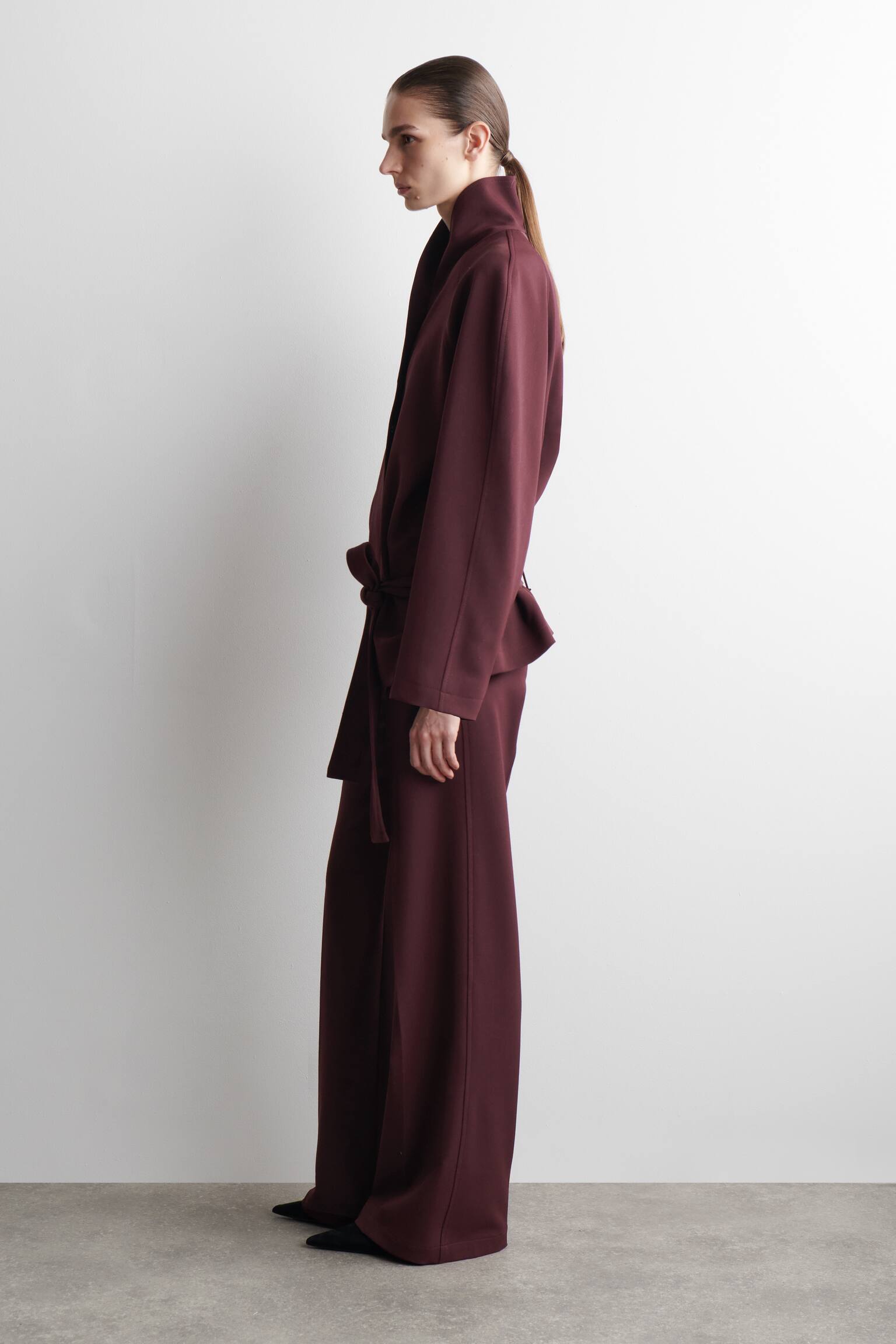 ΖΑΚΕΤΑ ΜΕ ΖΩΝΗ ΚΑΙ ΓΙΑΚΑ ΣΑΛΙ ΜΕΙΓΜΑ ΜΑΛΛΙΟΥ - ΜΠΟΡΝΤΟ/ΜΑΥΡΟ - 6