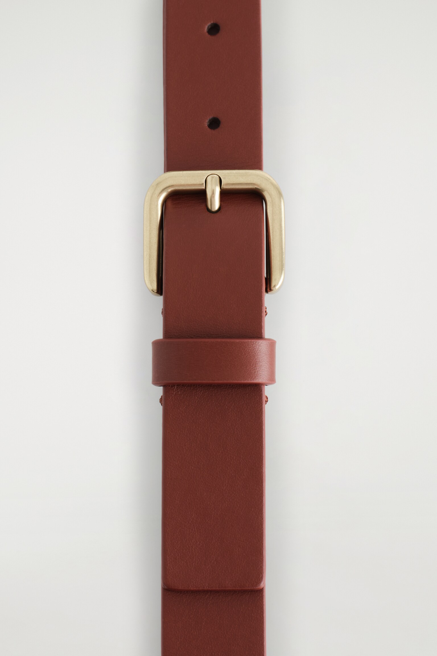 CEINTURE EN CUIR - BRUN/NOIR - 4