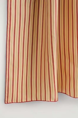 STRIPED SILK SCARF — RED / YELLOW / STRIPED 3