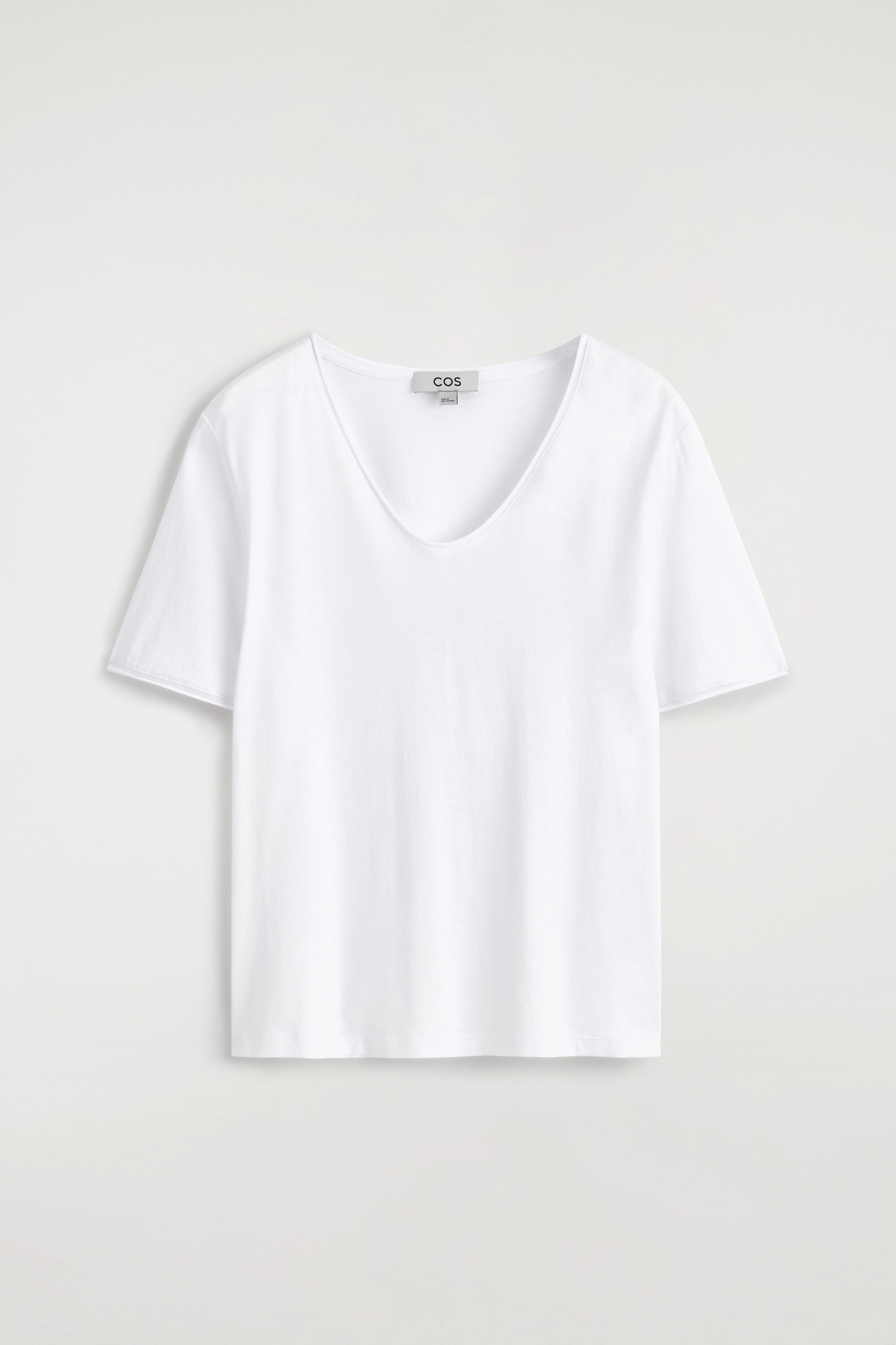 T-shirt léger en coton, col en U