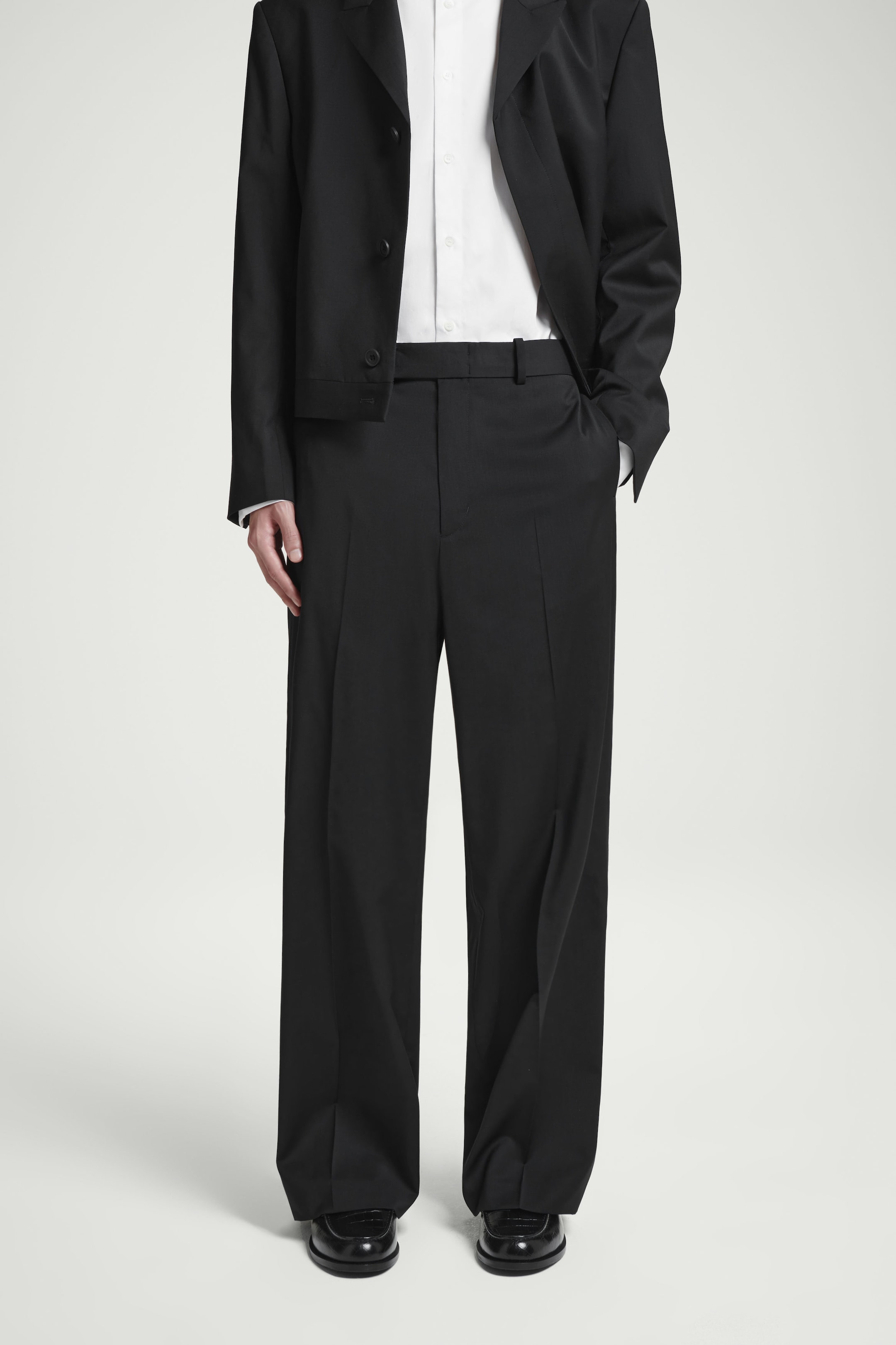 TAILORED WOOL TROUSERS