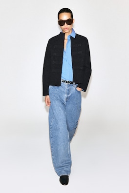 INLET CURVED-LEG JEANS — BLUE 1