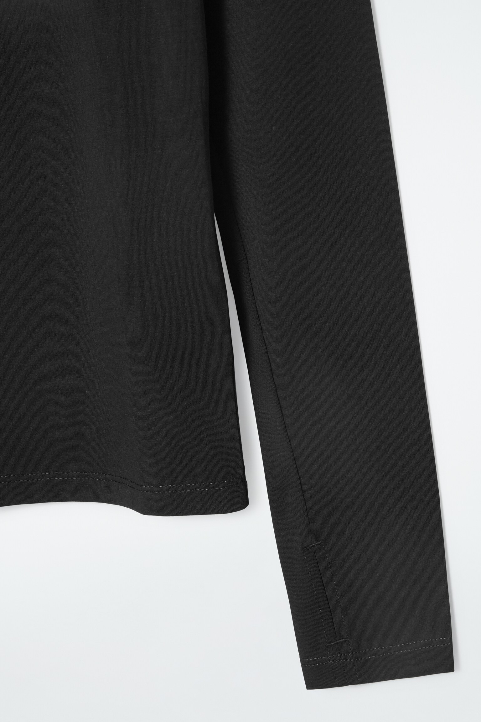 SCHMALES LEICHTES LANGARMSHIRT - SCHWARZ/GRAU MELIERT/Weiß/DUNKELROT/DUNKELGRÜN - 4