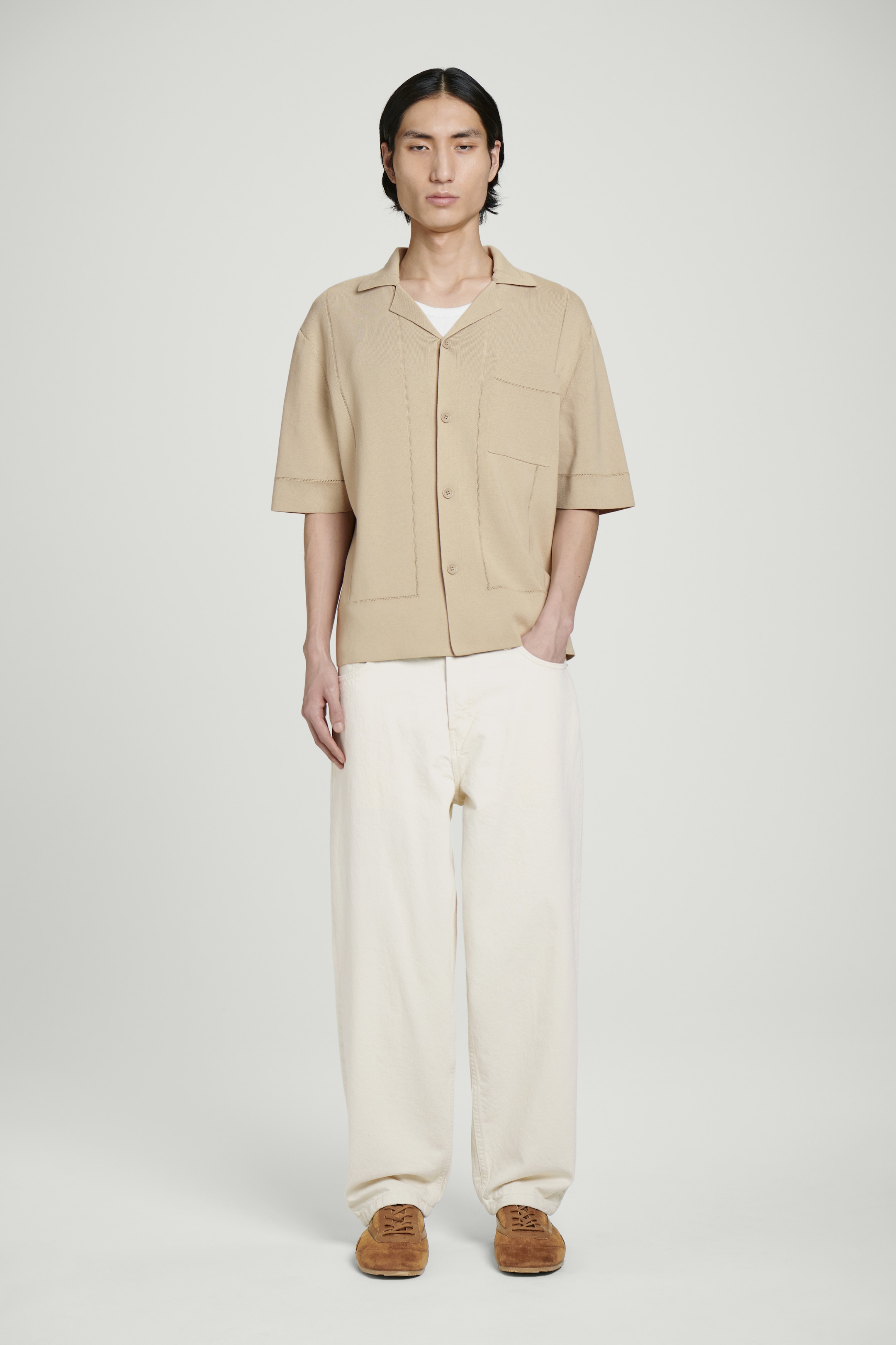 Visualizza immagine più grande: CAMICIA IN COTONE A MAGLIA TRAFORATA - TALPA - UOMO | H&M IT 2