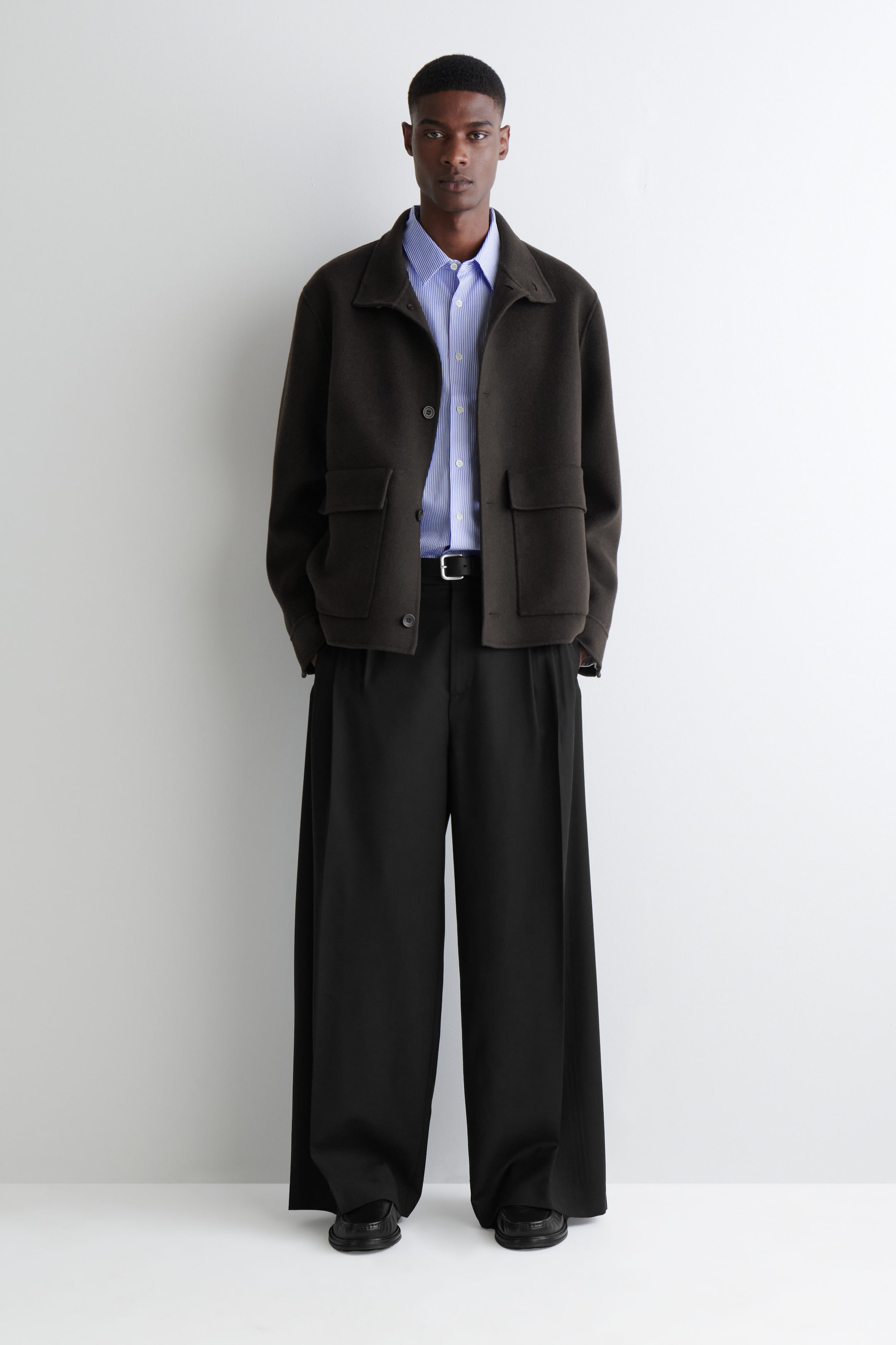 SLIM TAILORED POPLIN SHIRT