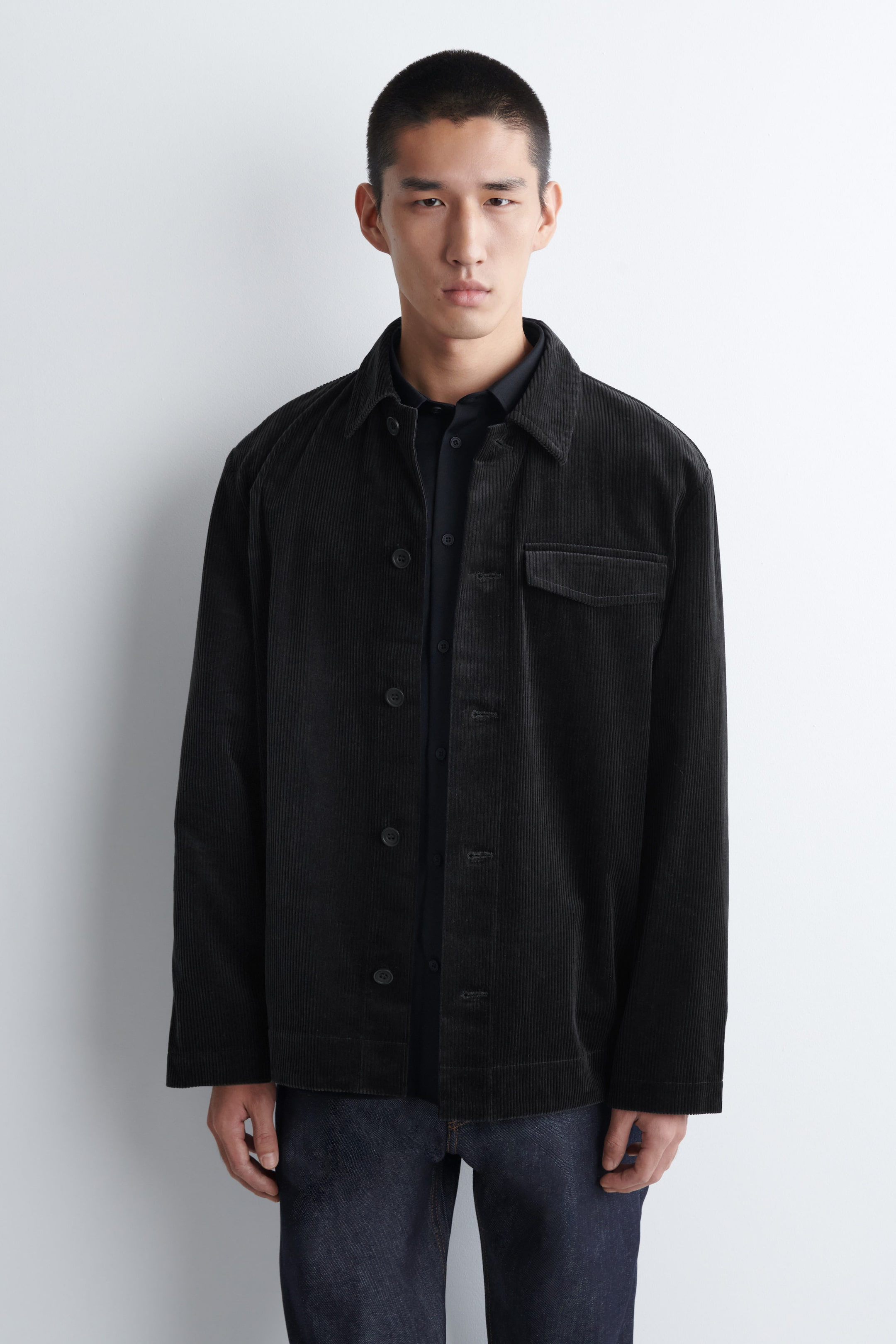 COTTON-CORDUROY OVERSHIRT