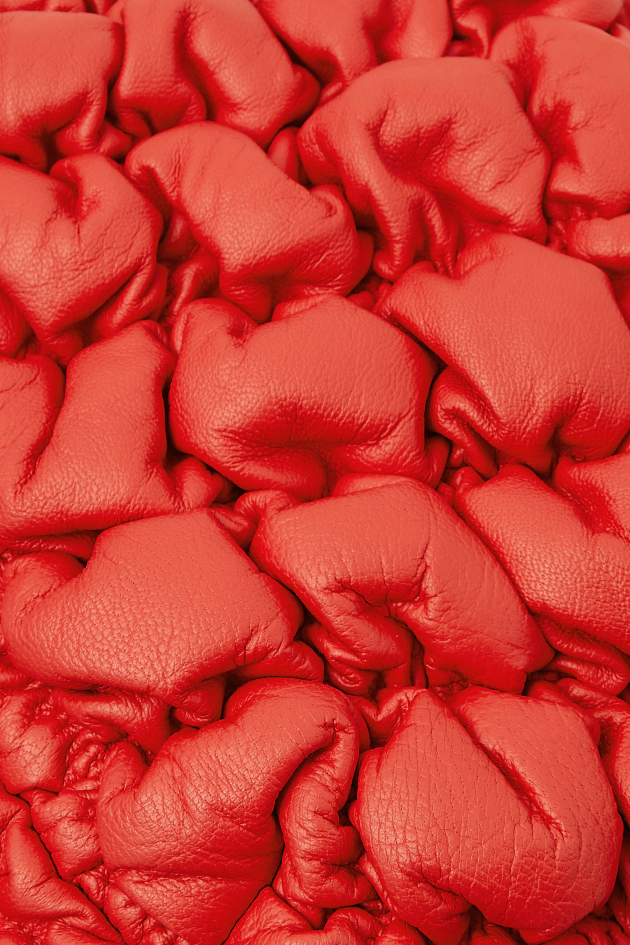 Grösseres Bild ansehen: GESTEPPTE MINI-TASCHE - LEDER - Rot - DAMEN | H&M CH 3