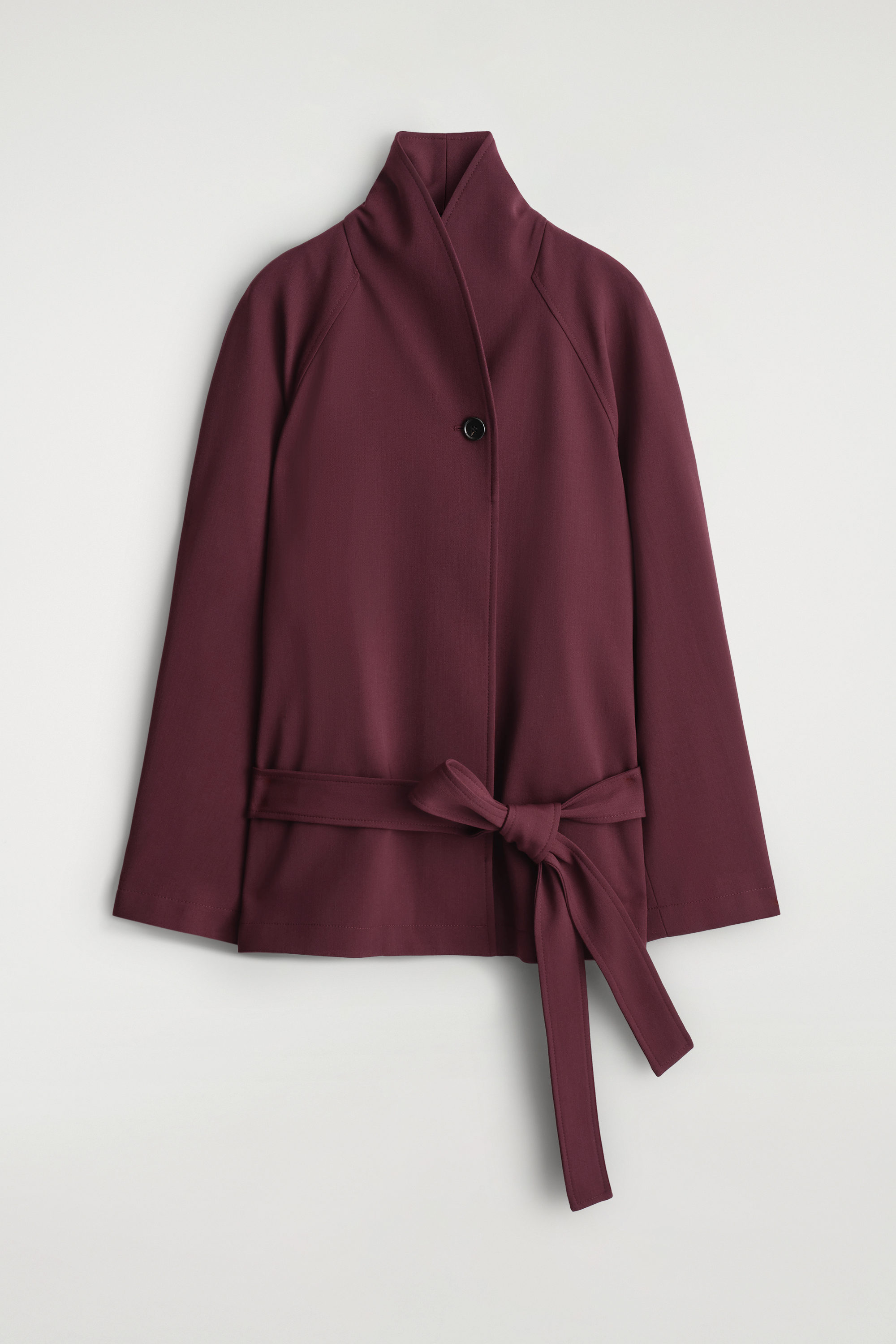 ジャケット・アウター CHIEKO+ silk wool shawl collar jacket silk