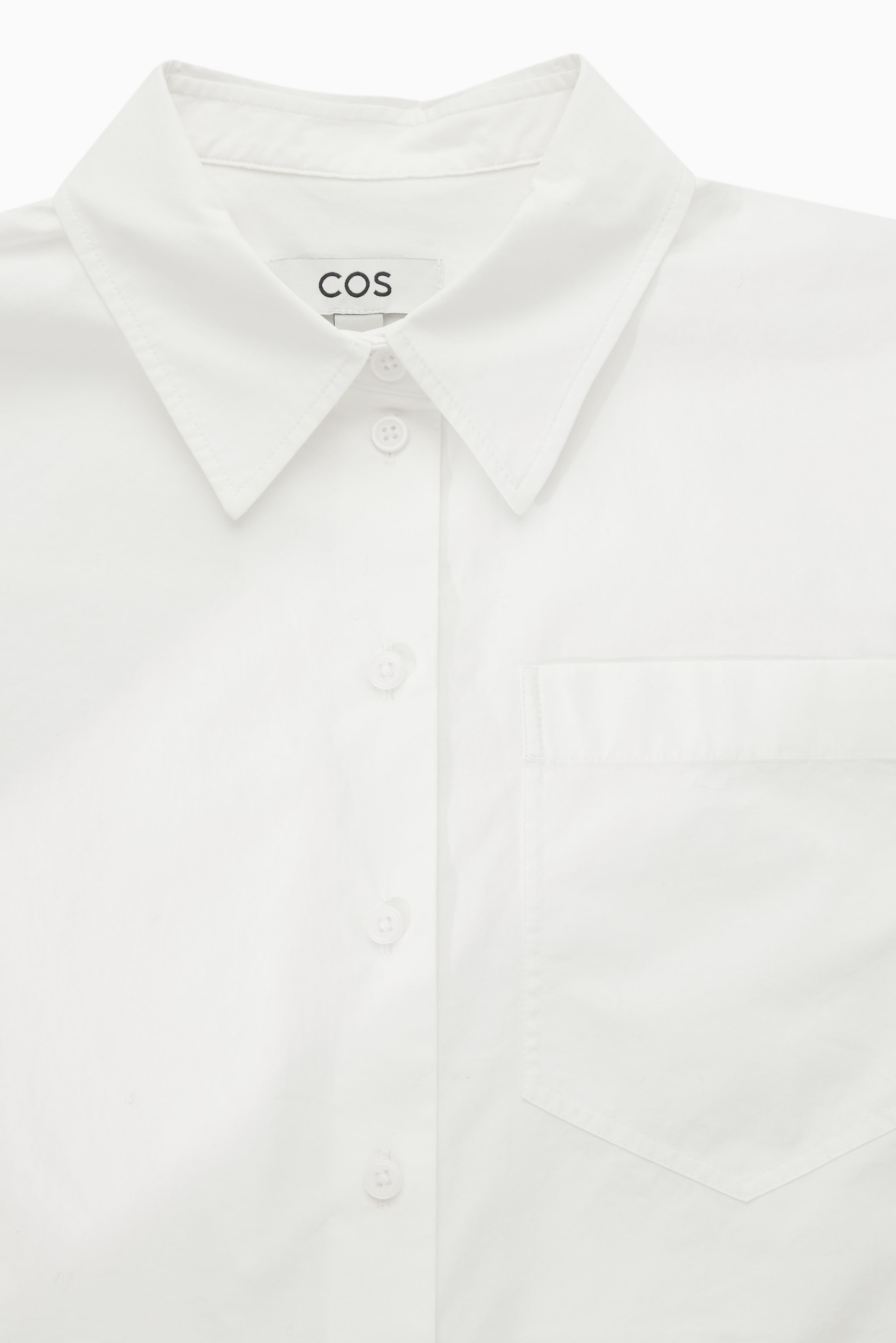 CROPPED POPLIN SHIRT