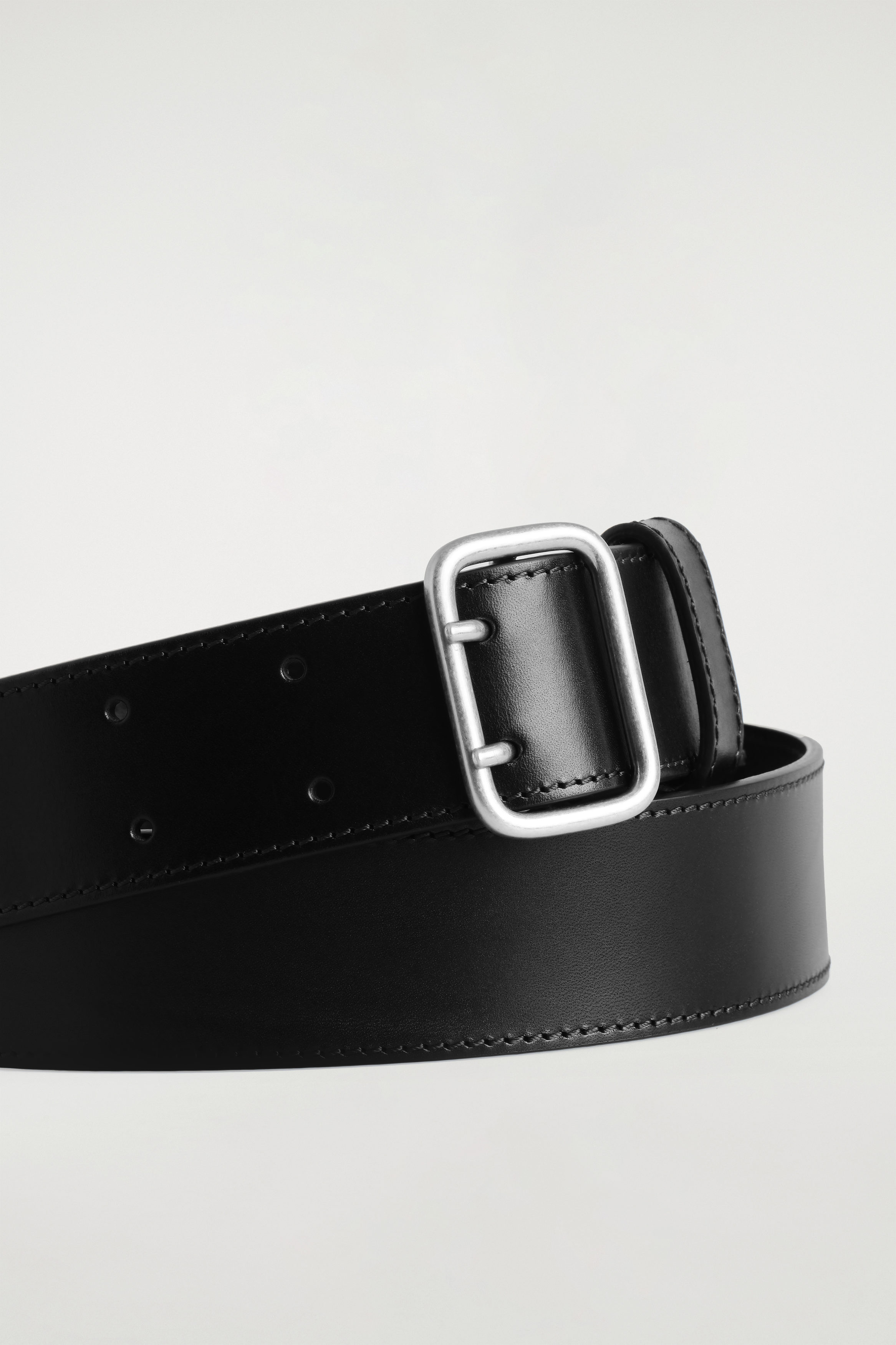 小物 double W leather belt double W leather belt