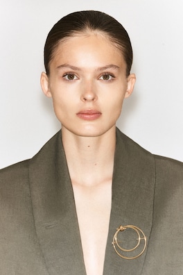 KNOTTED BROOCH — GOLD 1