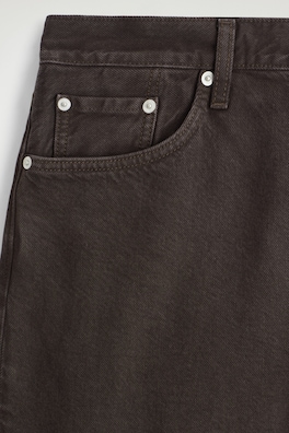 FACADE STRAIGHT-LEG JEANS — BROWN 5