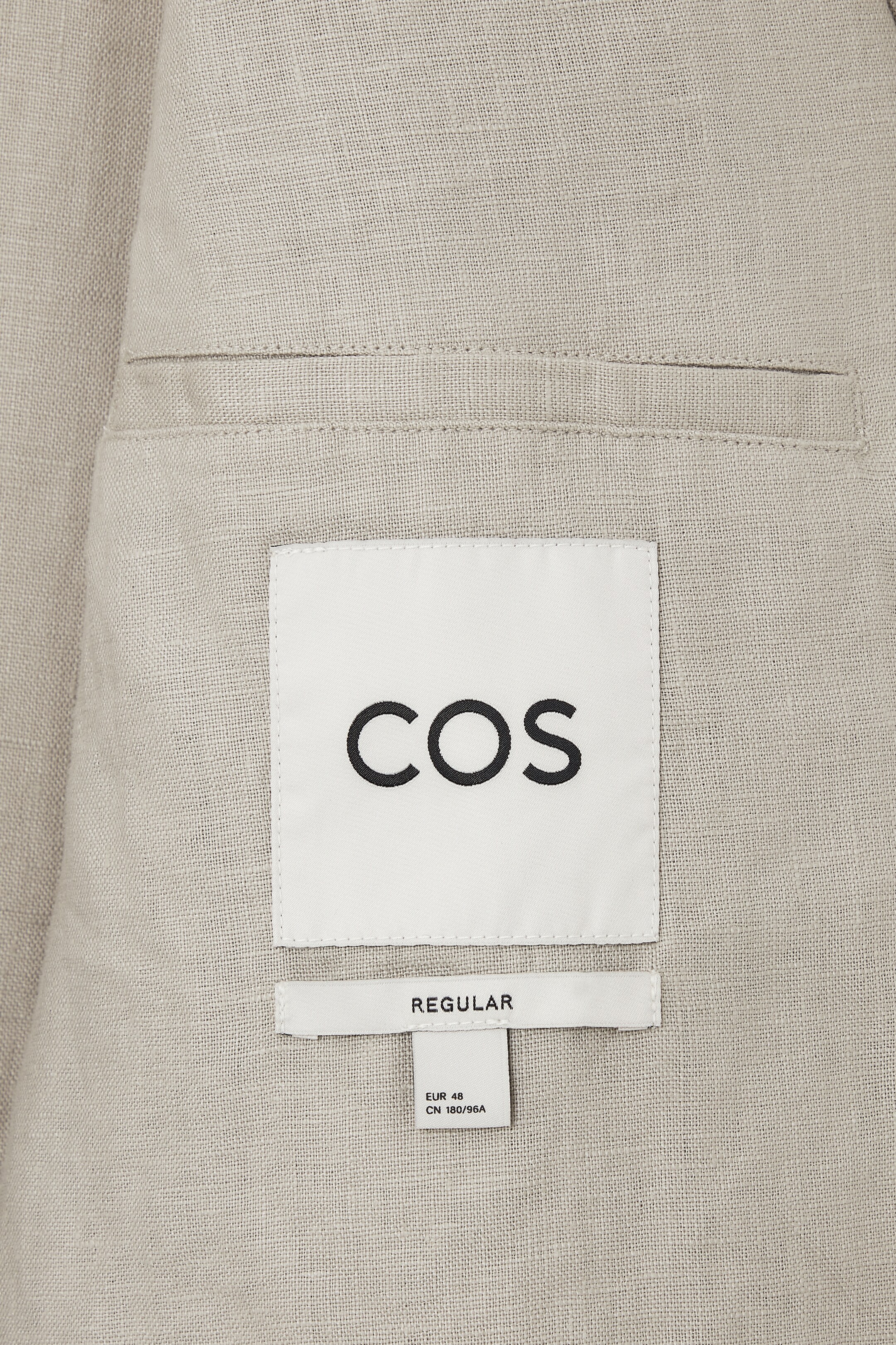 Agrandir l'image: BLAZER FLOU EN LIN - GRÈGE - HOMME | H&M CH 2