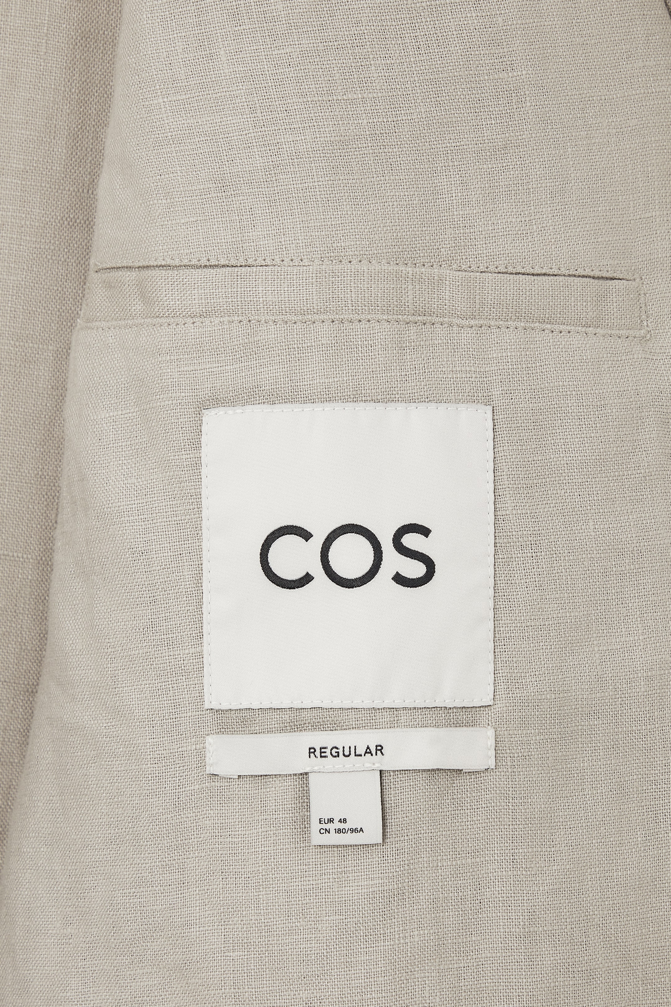 View larger image: UNSTRUCTURED LINEN BLAZER - STONE - Men | H&M GB 2