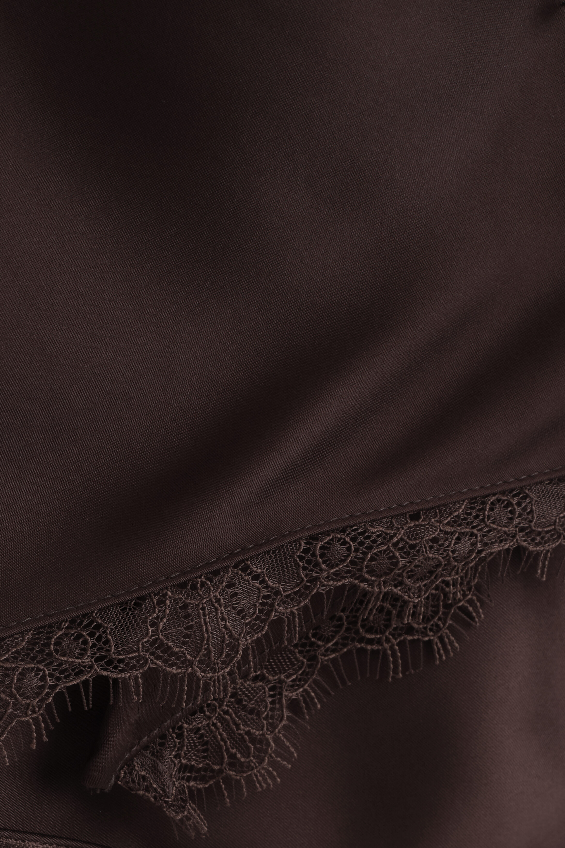 LACE-TRIMMED SATIN HEADSCARF - thumbnail 5