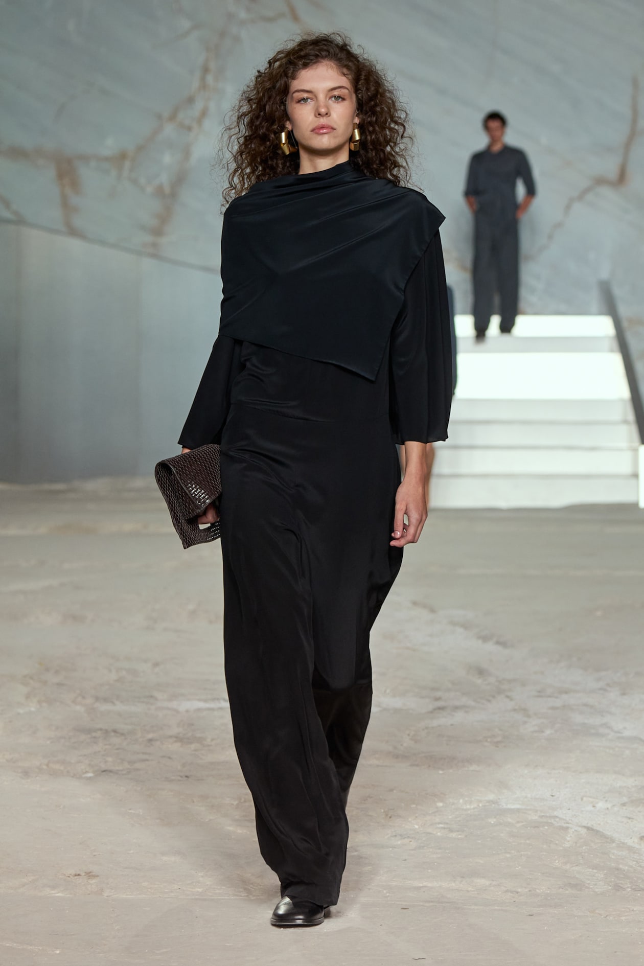 SILK-CREPE JUMPSUIT