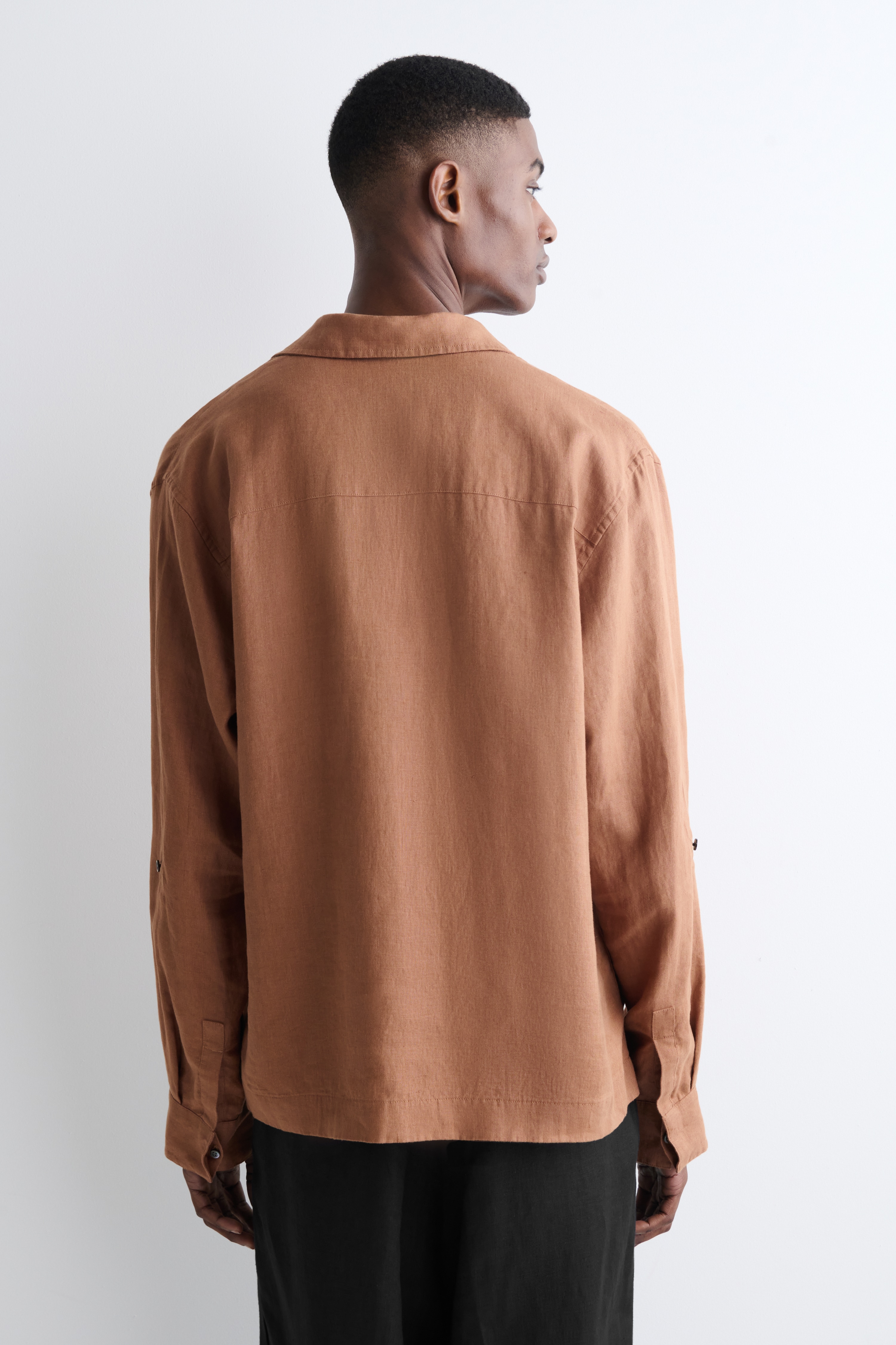 LINEN POPOVER SHIRT