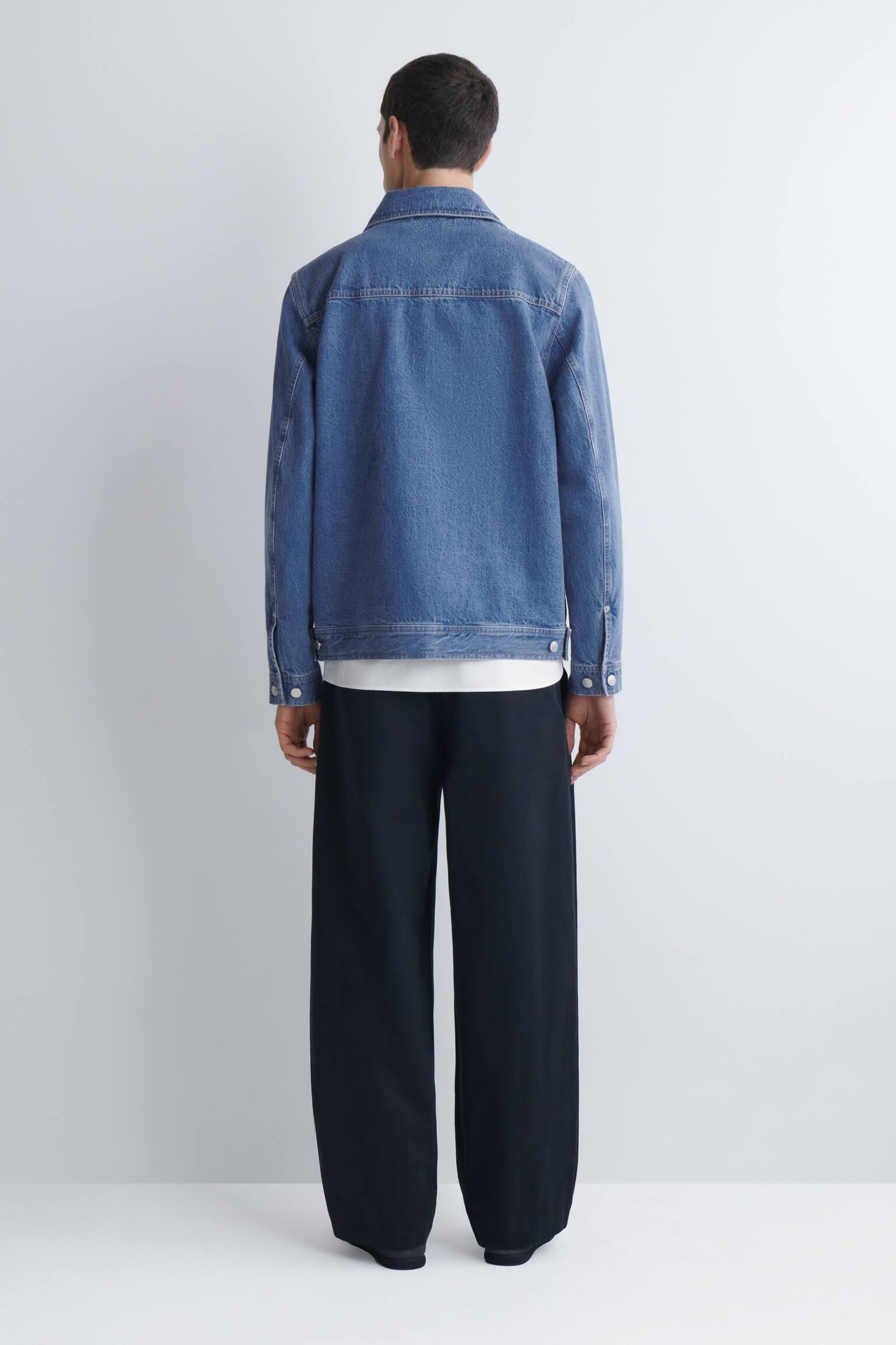 MINIMAL DENIM JACKET - BLUE - 6