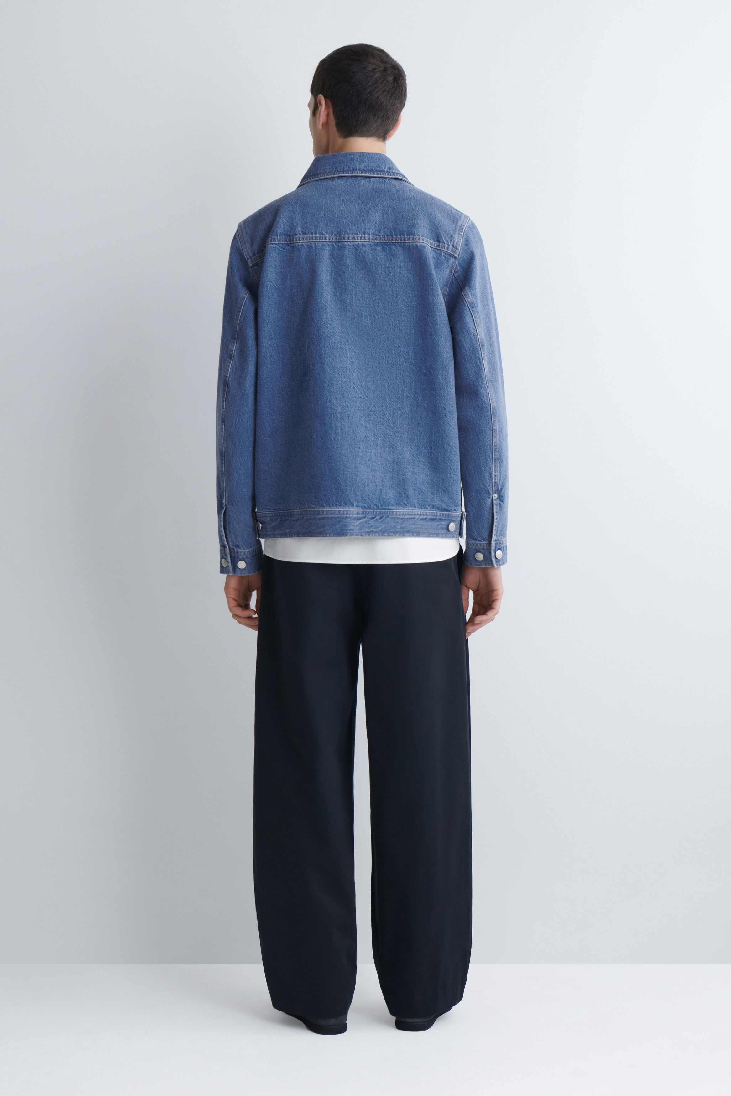 MINIMAL DENIM JACKET - BLUE | COS US