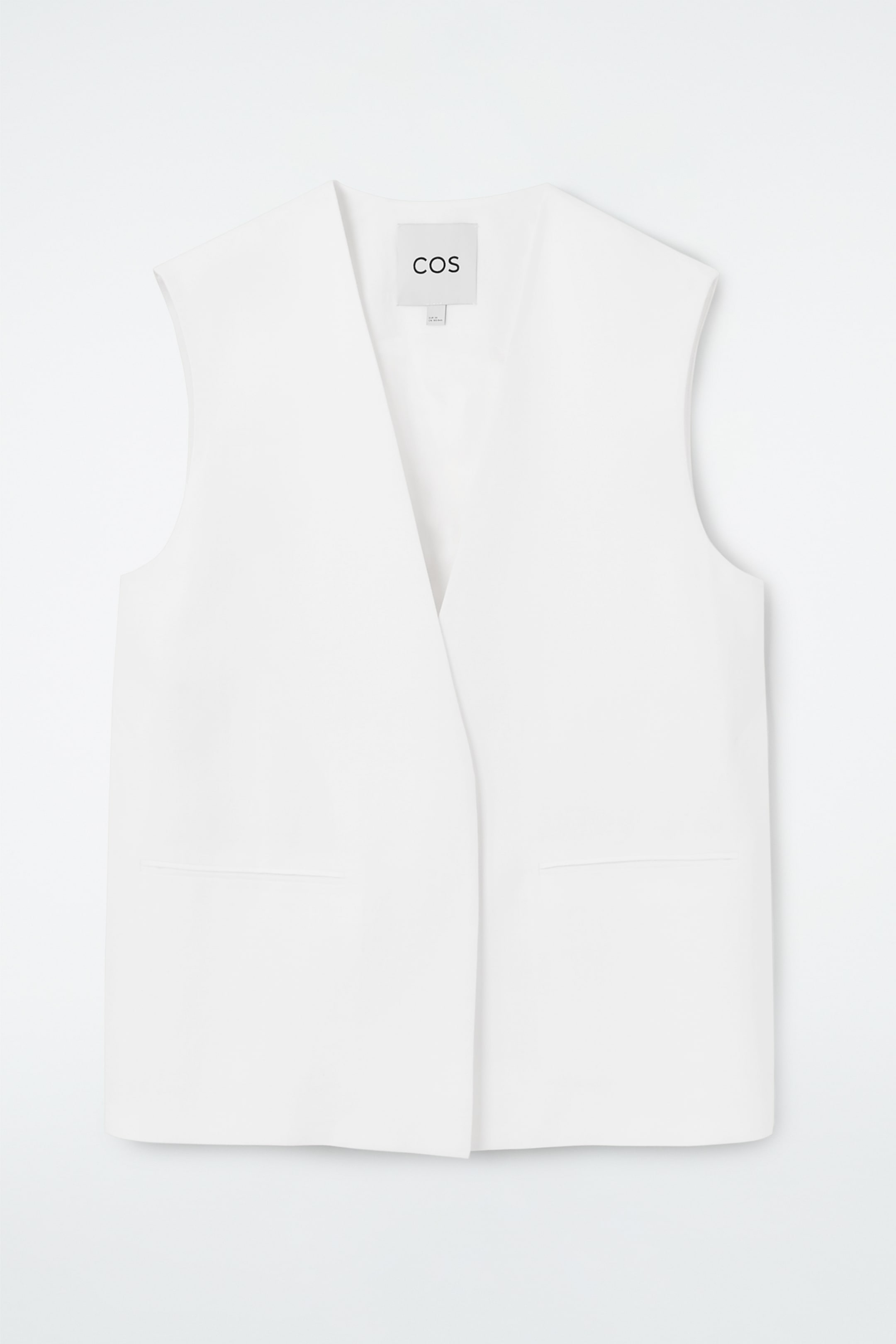 Grösseres Bild ansehen: WESTE MIT ÜBERLAPPENDER VORDERPARTIE - WEISS - DAMEN | H&M CH 1