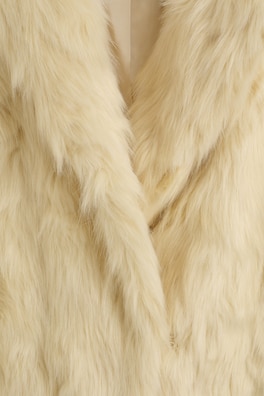 FUR-EFFECT JACKET — CREAM 7