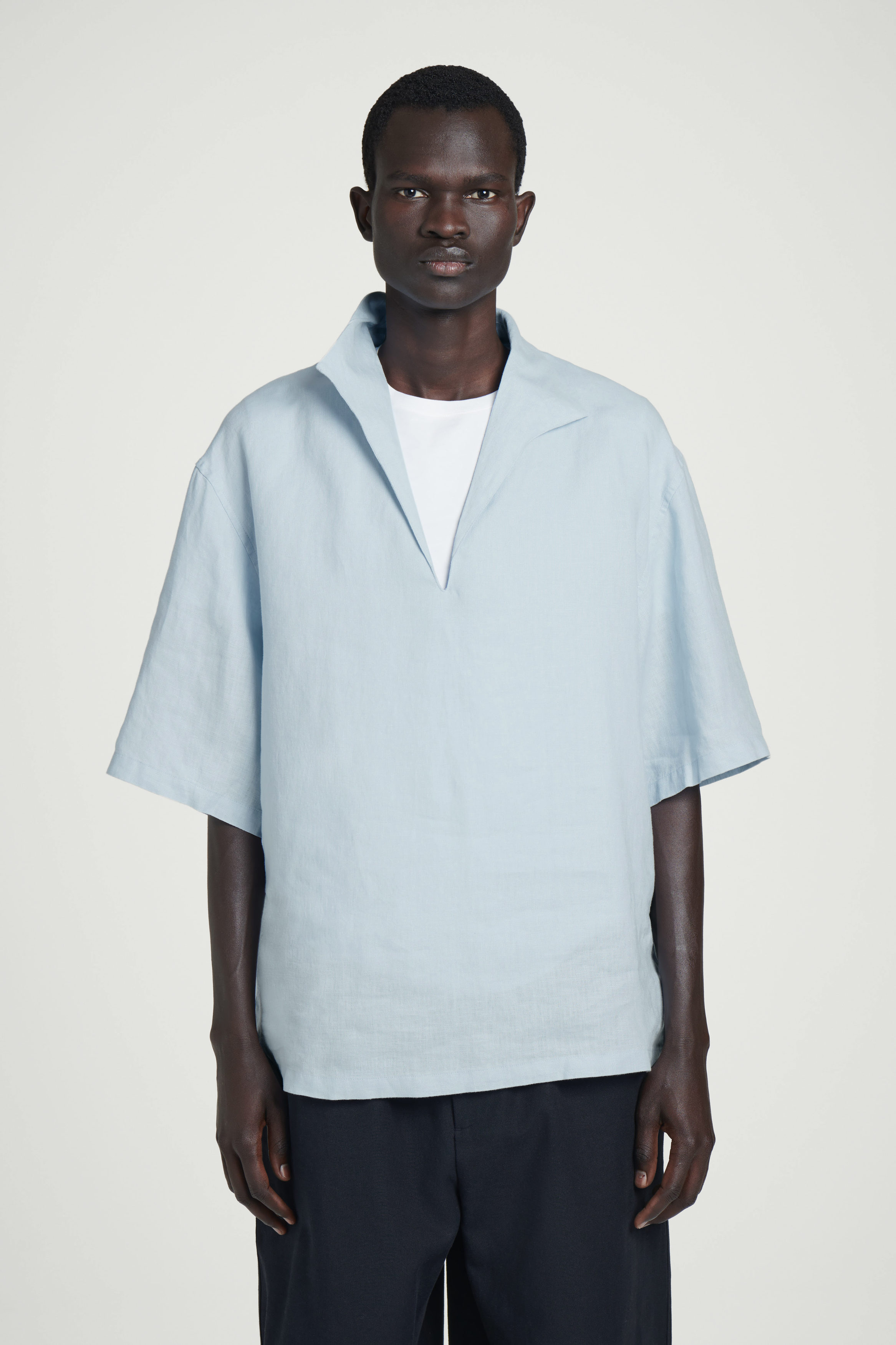 【COSYHARU】Linen organic shirt COSYHARU (コシハル) - リネンオーガニックシャツ / Linen