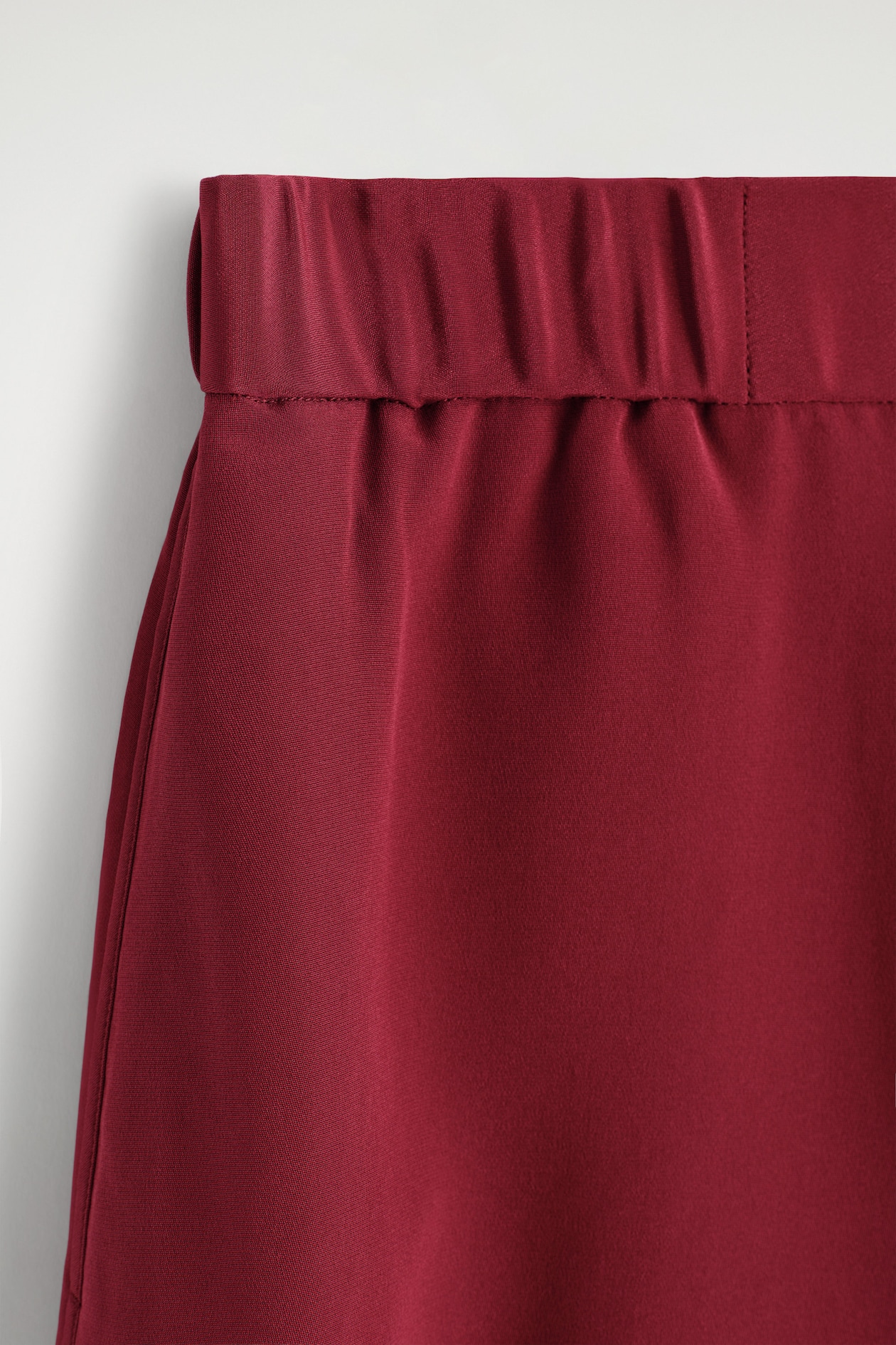 SILK BOXER SHORTS — CRIMSON