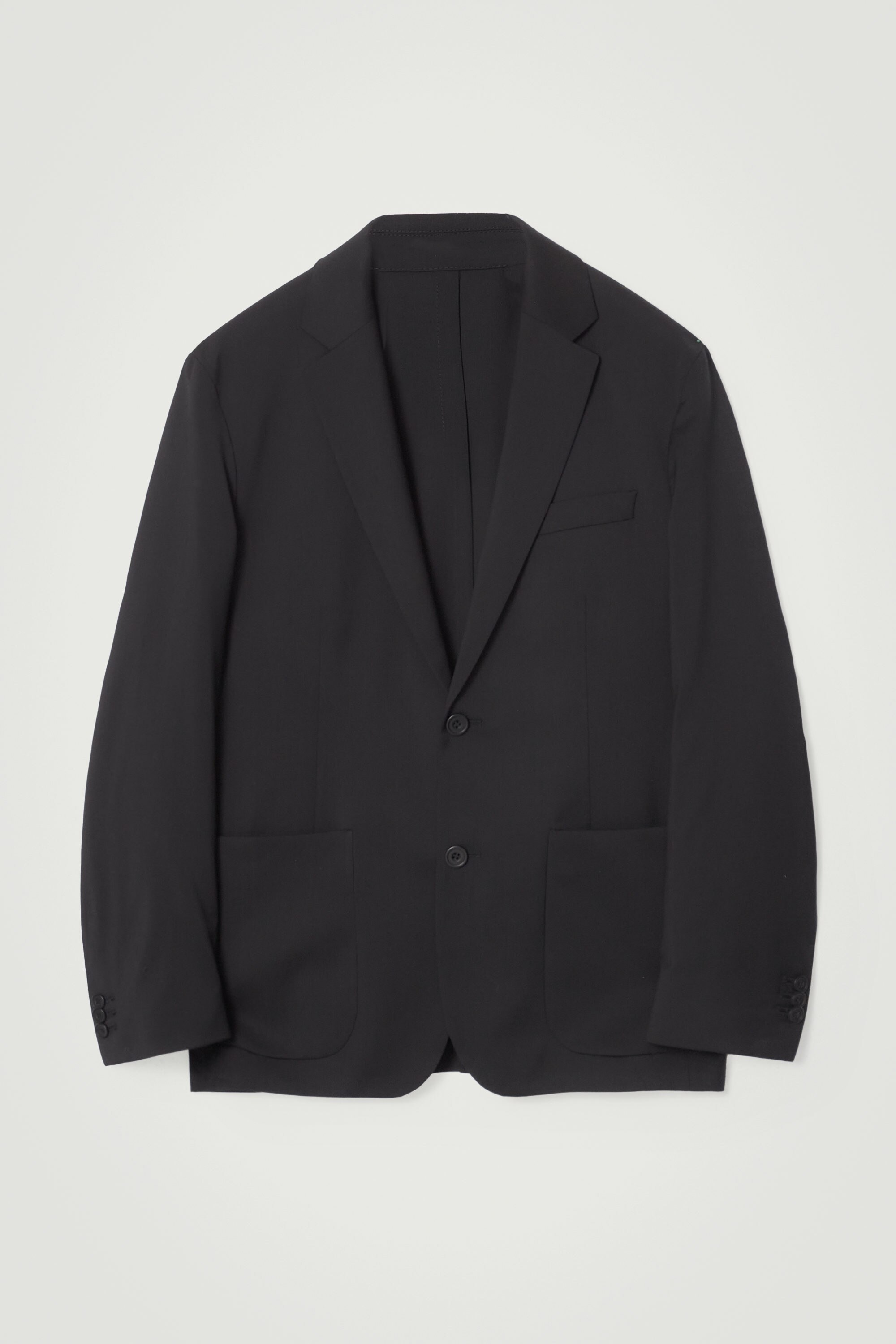 アプレッセSub Wool Navy Blazer SIZE: 2 Navy Plain Wool Single Breasted Blazer | Turnbull & Asser