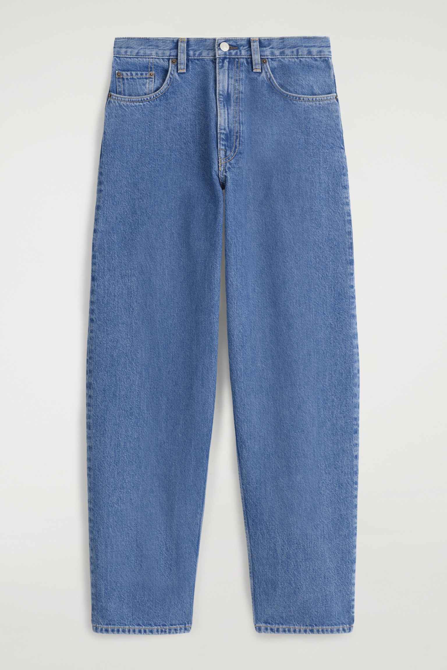 BAY JEANS MIT BARREL-BEIN - Blau/HELLROSA/BRAUN - 2