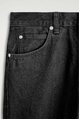 VALLEY CROPPED BOOTCUT JEANS — BLACK 6