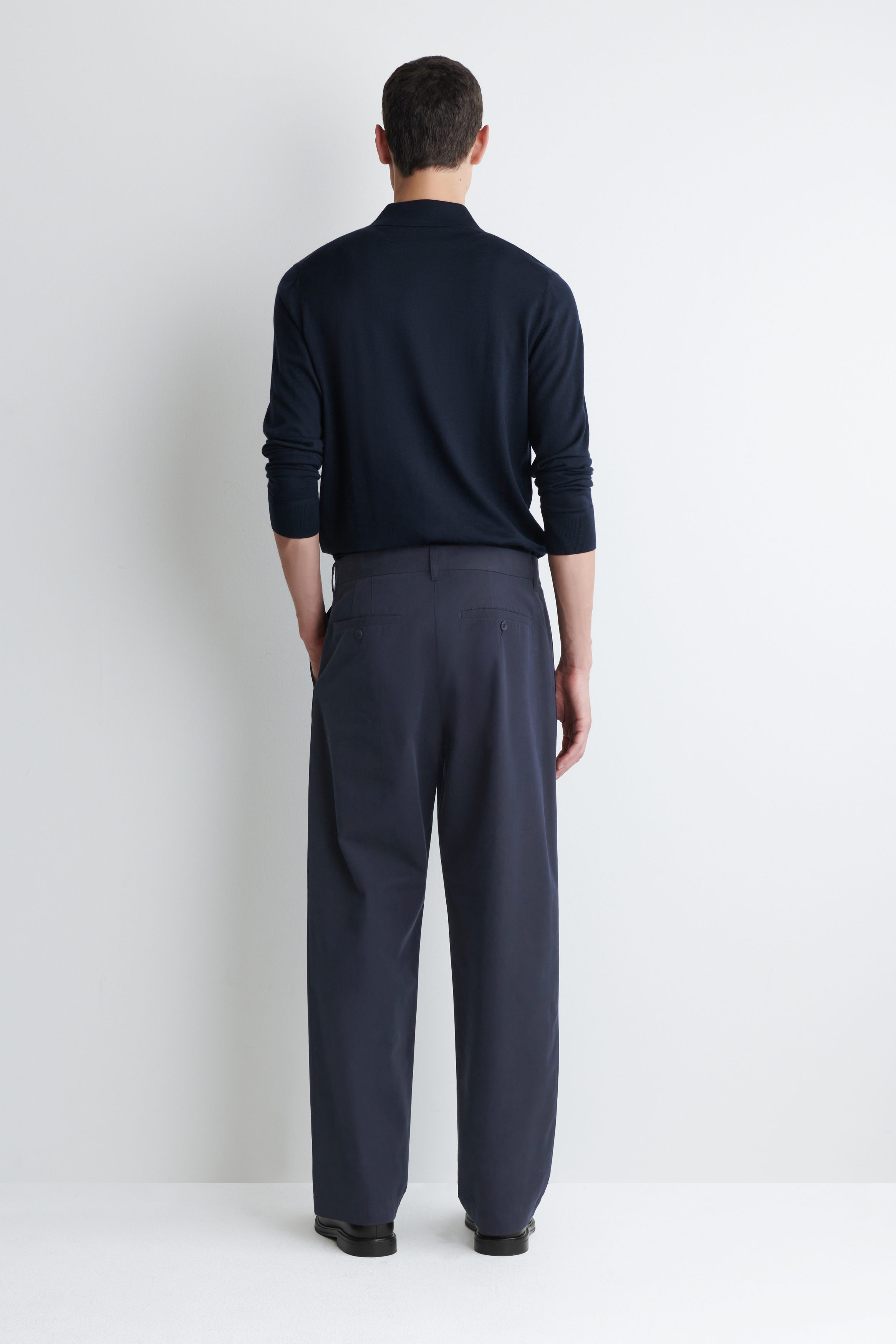 COS COTTON WIDE-LEG CHINOS サイズ44 COTTON WIDE-LEG CHINOS - MOLE | COS