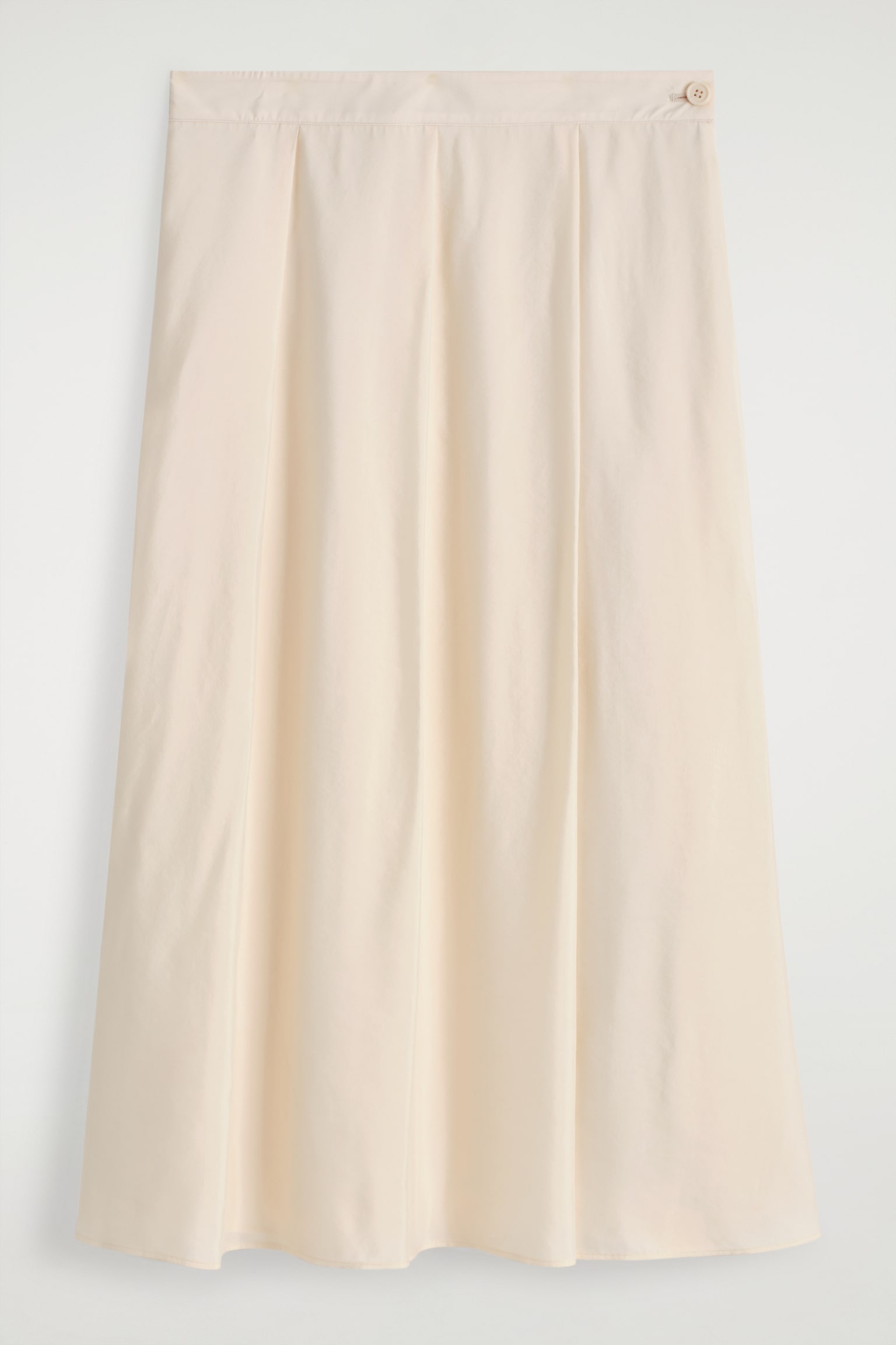 FALDA MIDI EVASÉ PLISADA - CREMA - 2