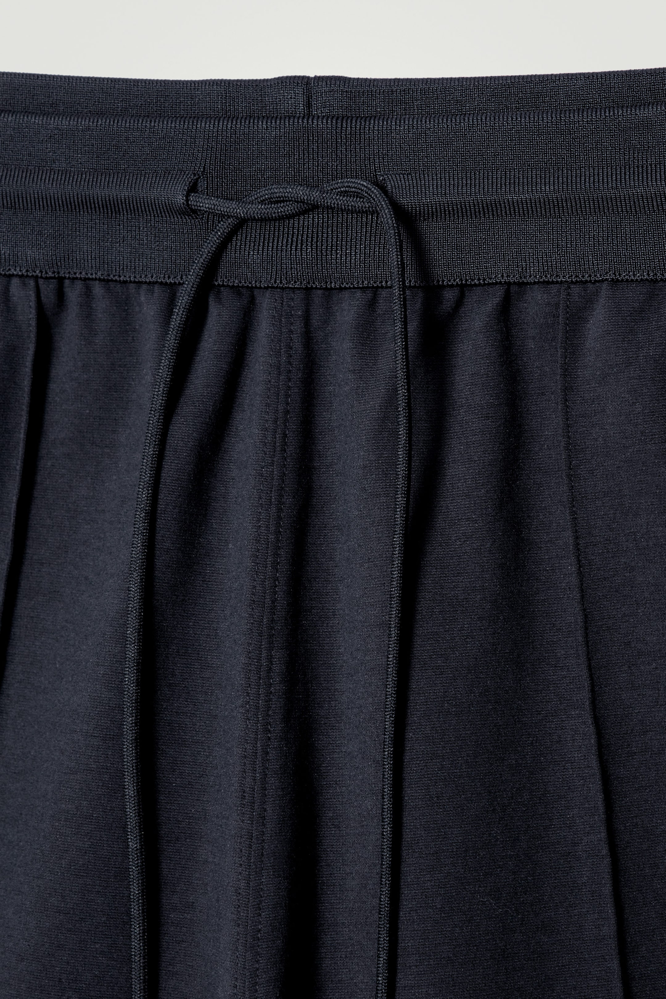 MERCERISED-JERSEY TRACK SHORTS