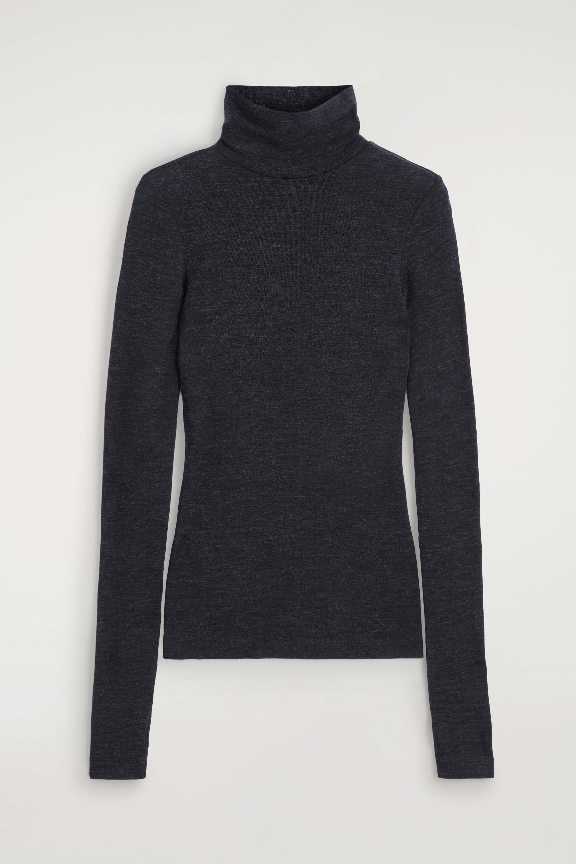 Charcoal Merino, Ecru Midi