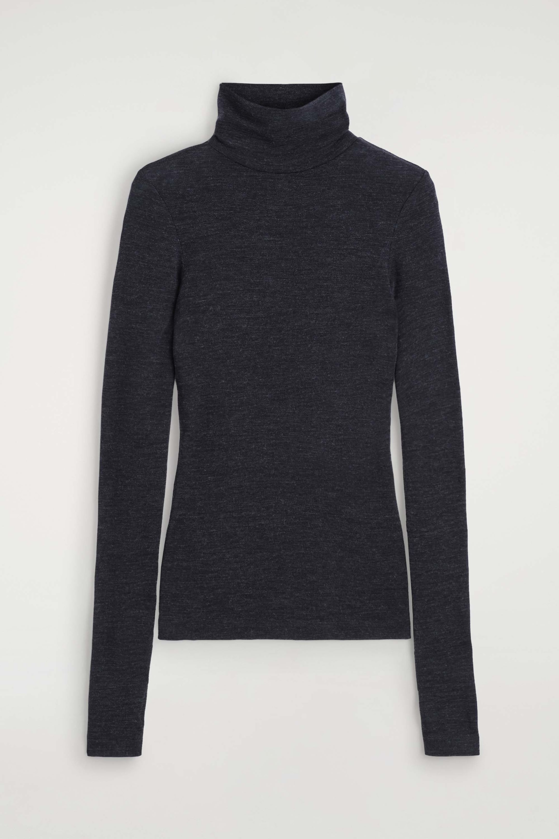 MERINO WOOL TURTLENECK TOP