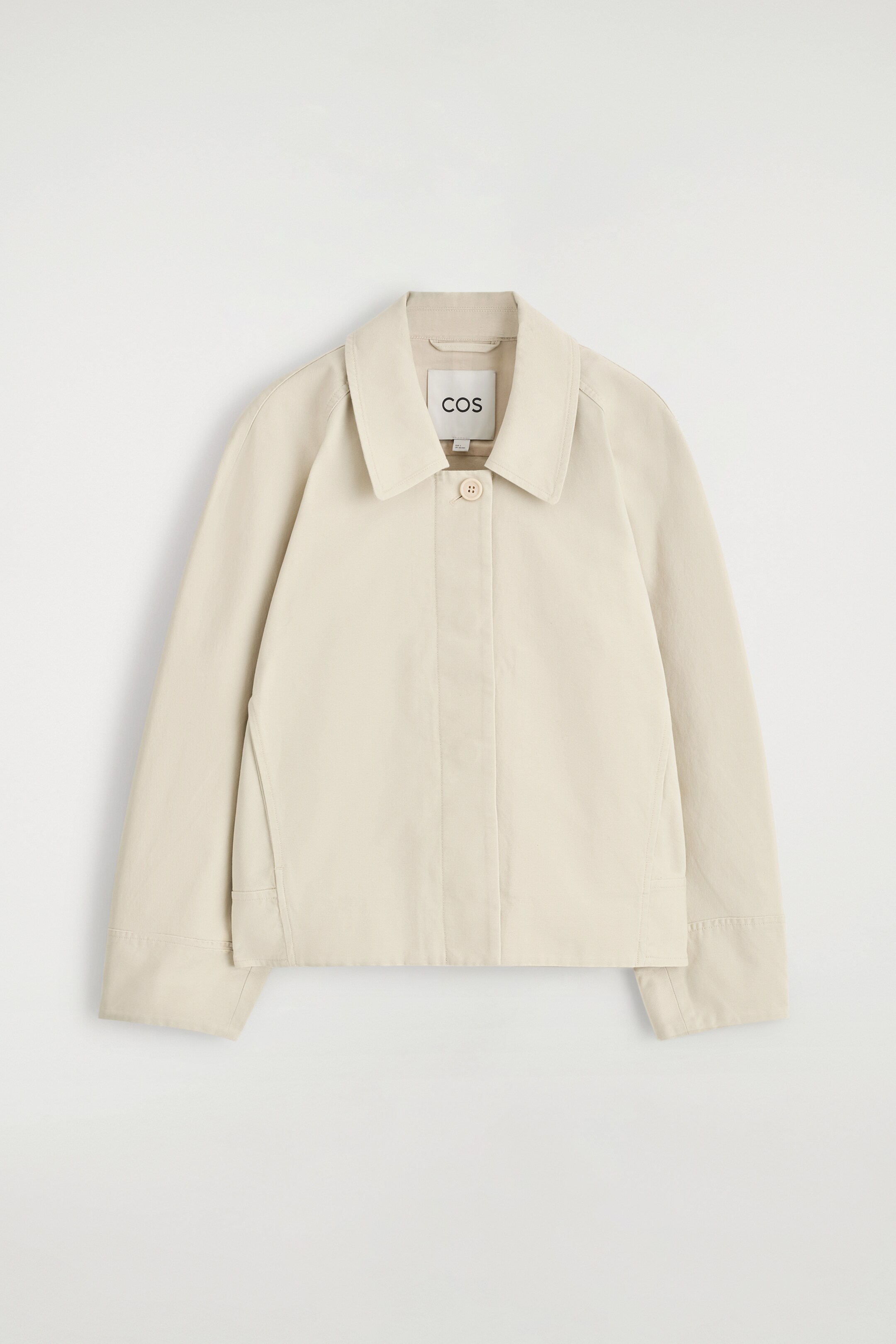 Ver imagem maior: Casaco arredondado de algodão - BEGE CLARO - SENHORA | H&M PT 6