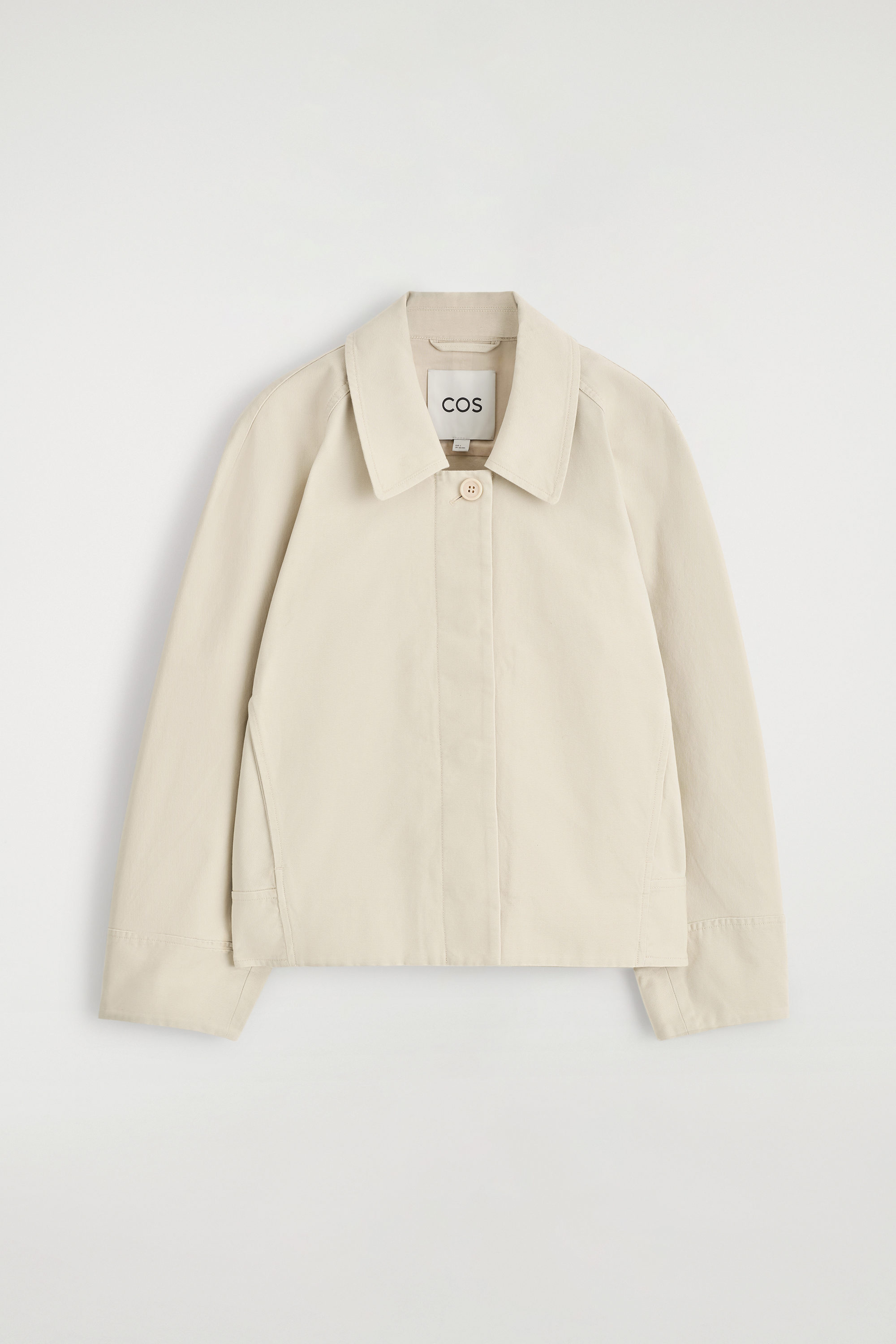 【新品タグ付き】COS 襟付きコットンカージャケット COLLARED COTTON CAR JACKET 襟付きコットンカージャケット｜COS