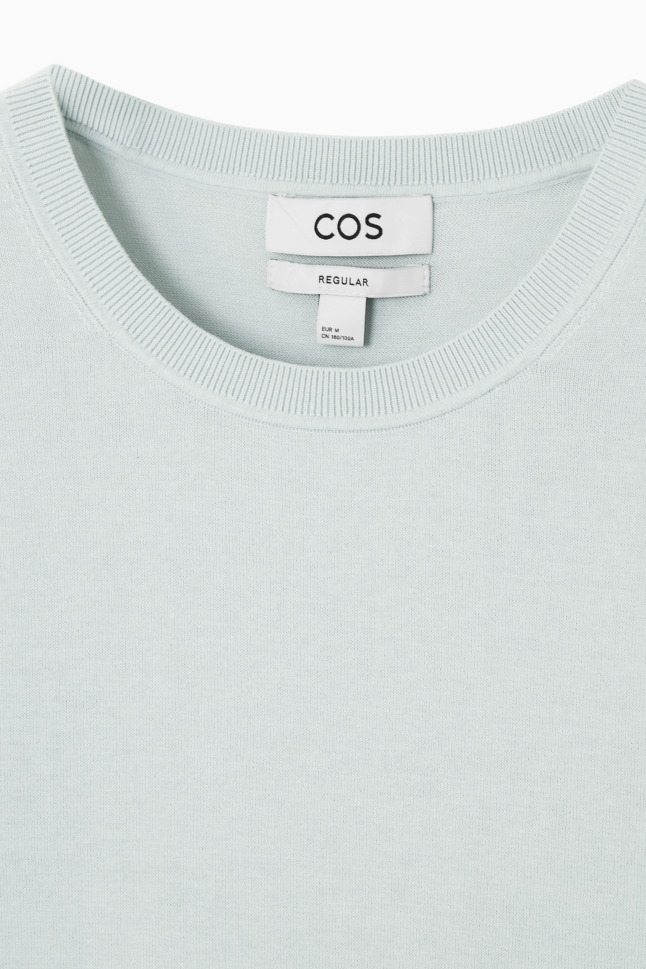 Grösseres Bild ansehen: GESTRICKTES LEICHTES T-SHIRT AUS BAUMWOLLE - HELLBLAU - HERREN | H&M CH 3