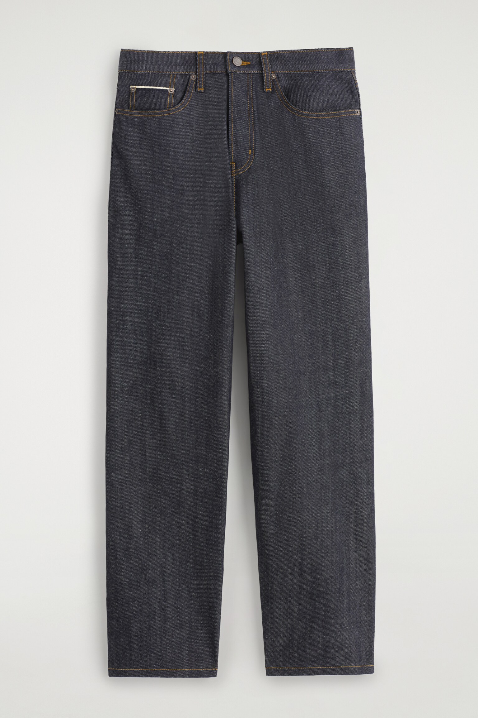 ג'ינס ריידר רו סלבאג' עם רגל ישרה - אינדיגו גולמי - 1