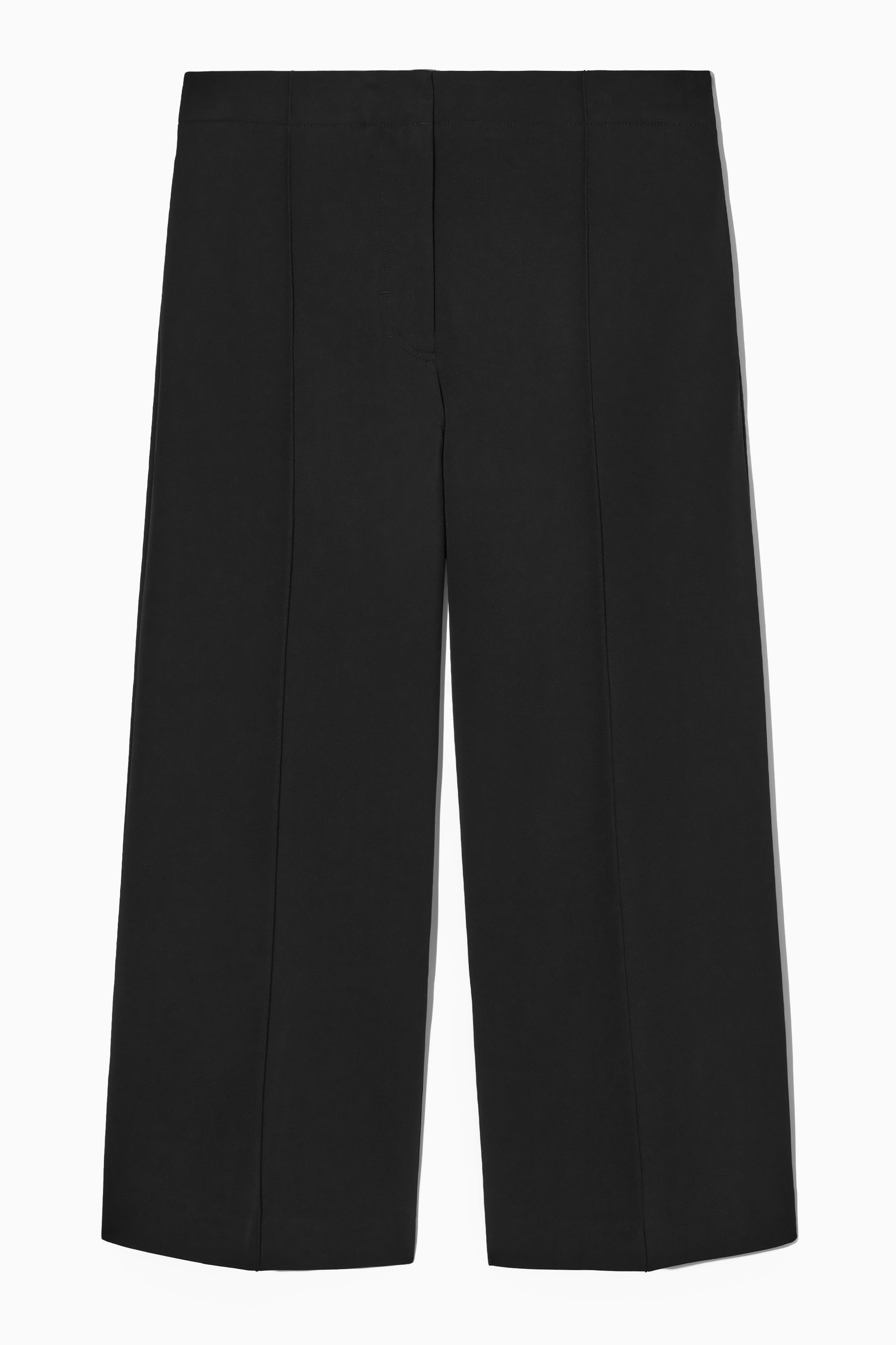 パンツ COS WIDE LEG TAILORED TROUSERS BLACK 38 REGULAR TAILORED WIDE-LEG TROUSERS - BLACK | COS NO