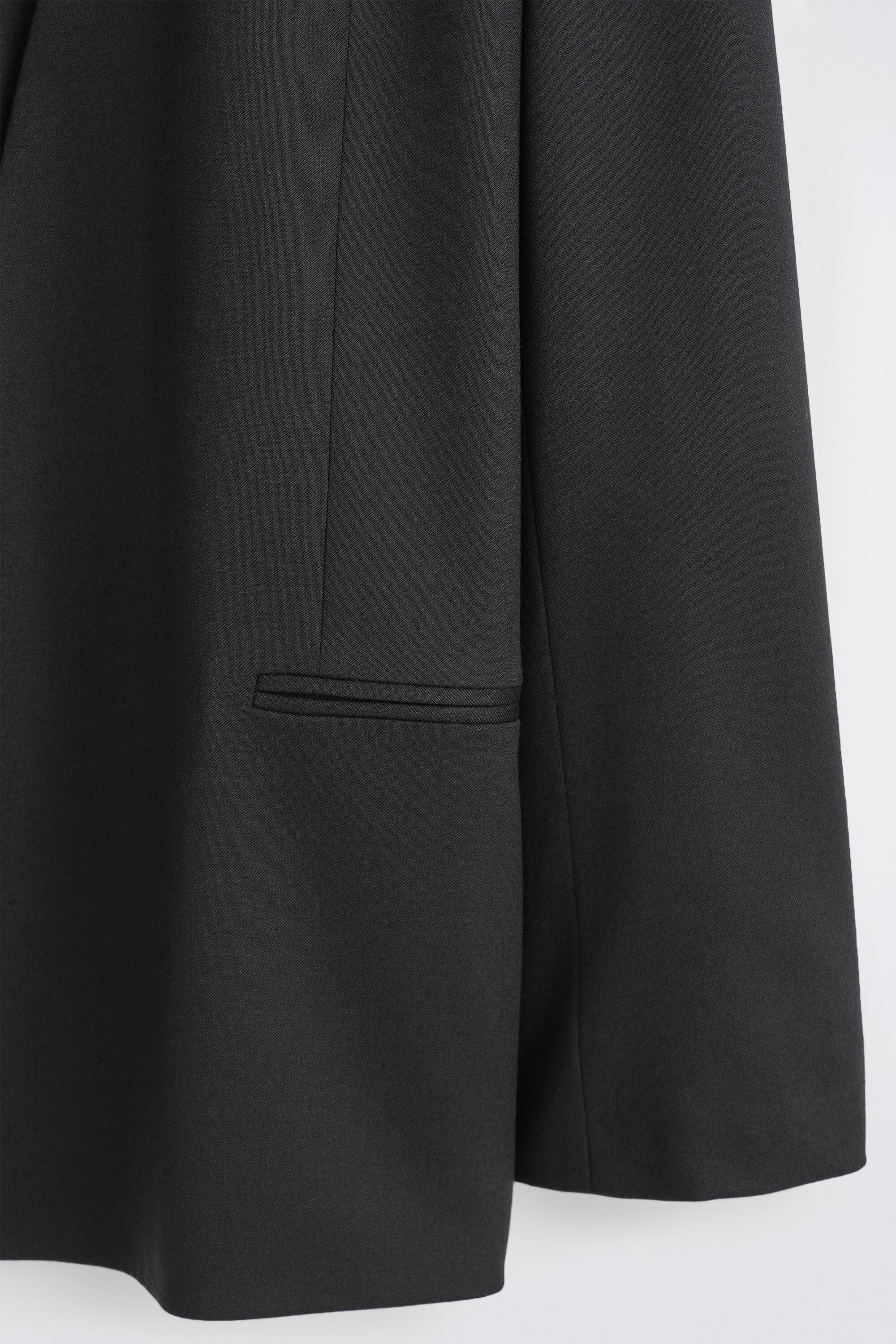 COLLARLESS WOOL BLAZER - thumbnail 5