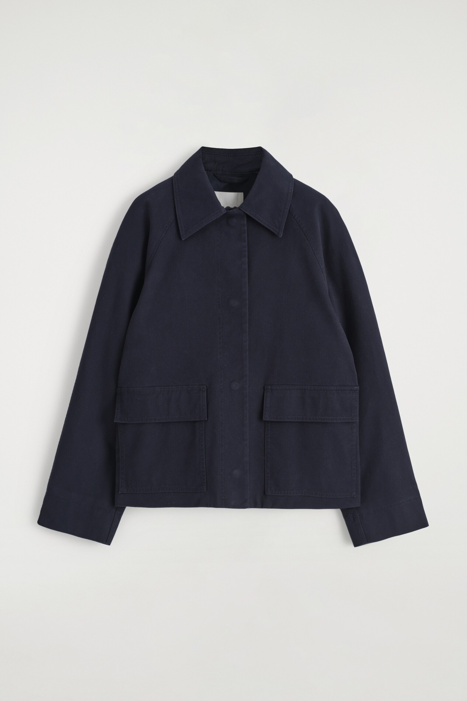 UTILITY-JACKE AUS BAUMWOLLE - NAVYBLAU/BEIGE - 2