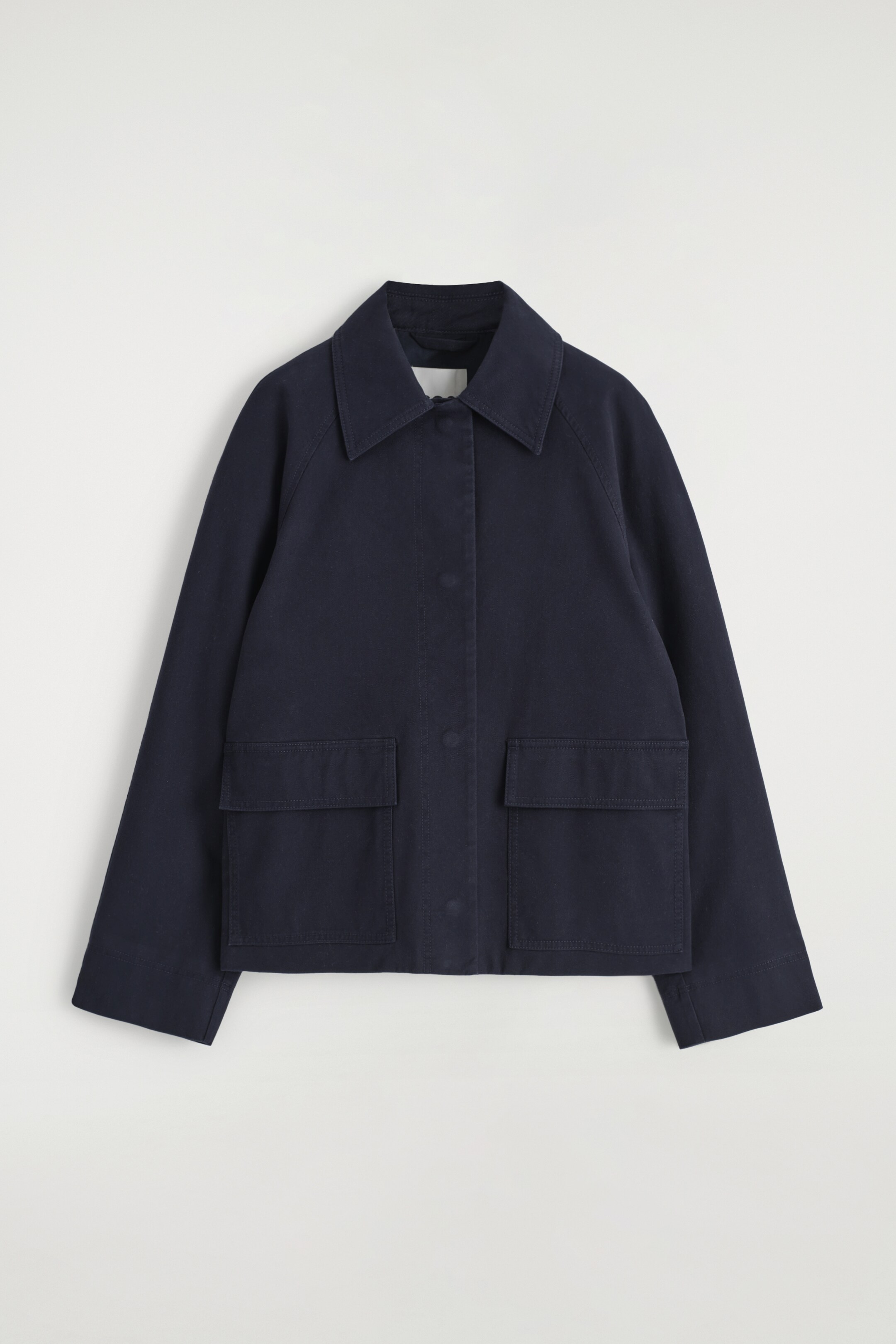Преглед на по-голямо изображение: COTTON UTILITY JACKET - ТЪМНОСИН - ЖЕНИ | H&M BG 6