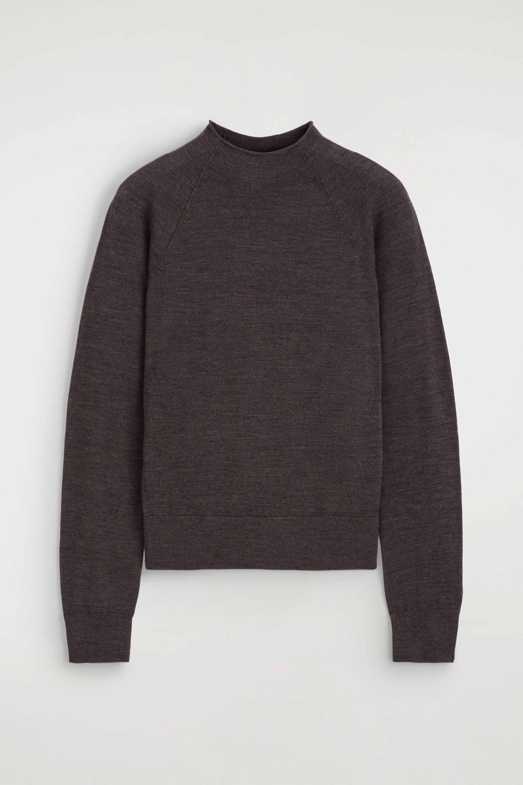 Merino Wool Funnel-neck Sweater