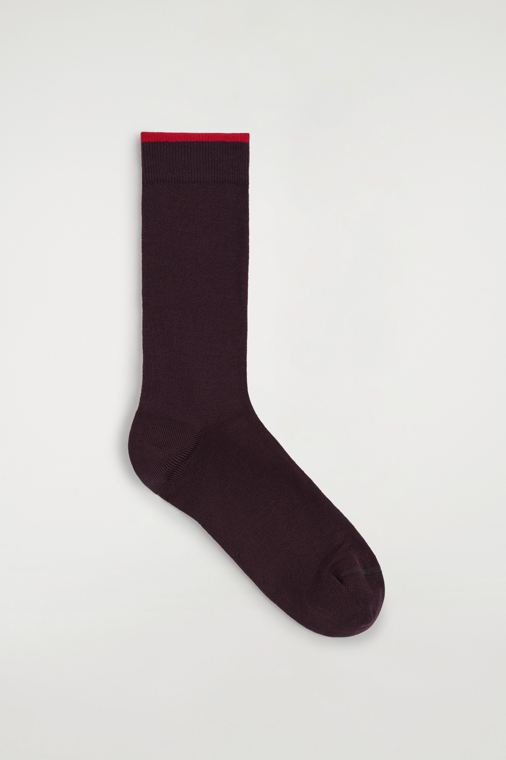 CONTRAST-TIPPED COTTON SOCKS