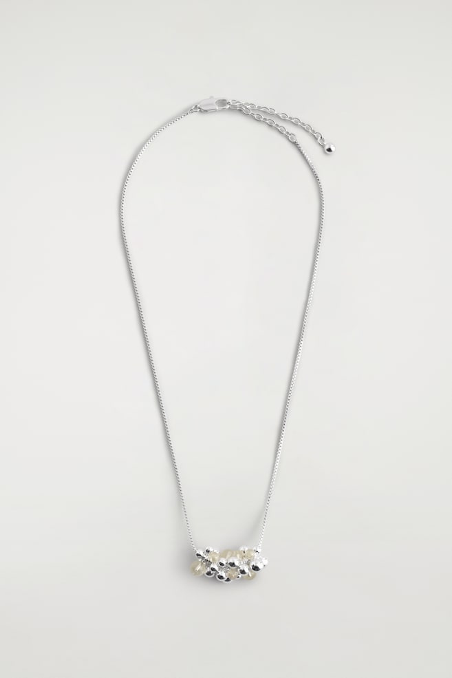 COLLIER À PENDENTIF FAÇON GRAPPE - ARGENTÉ/DORÉ - 1