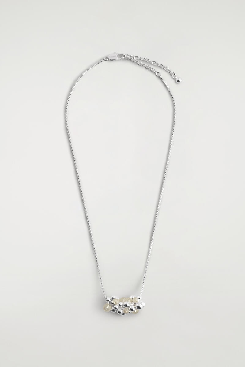 Clustered Beaded Necklace