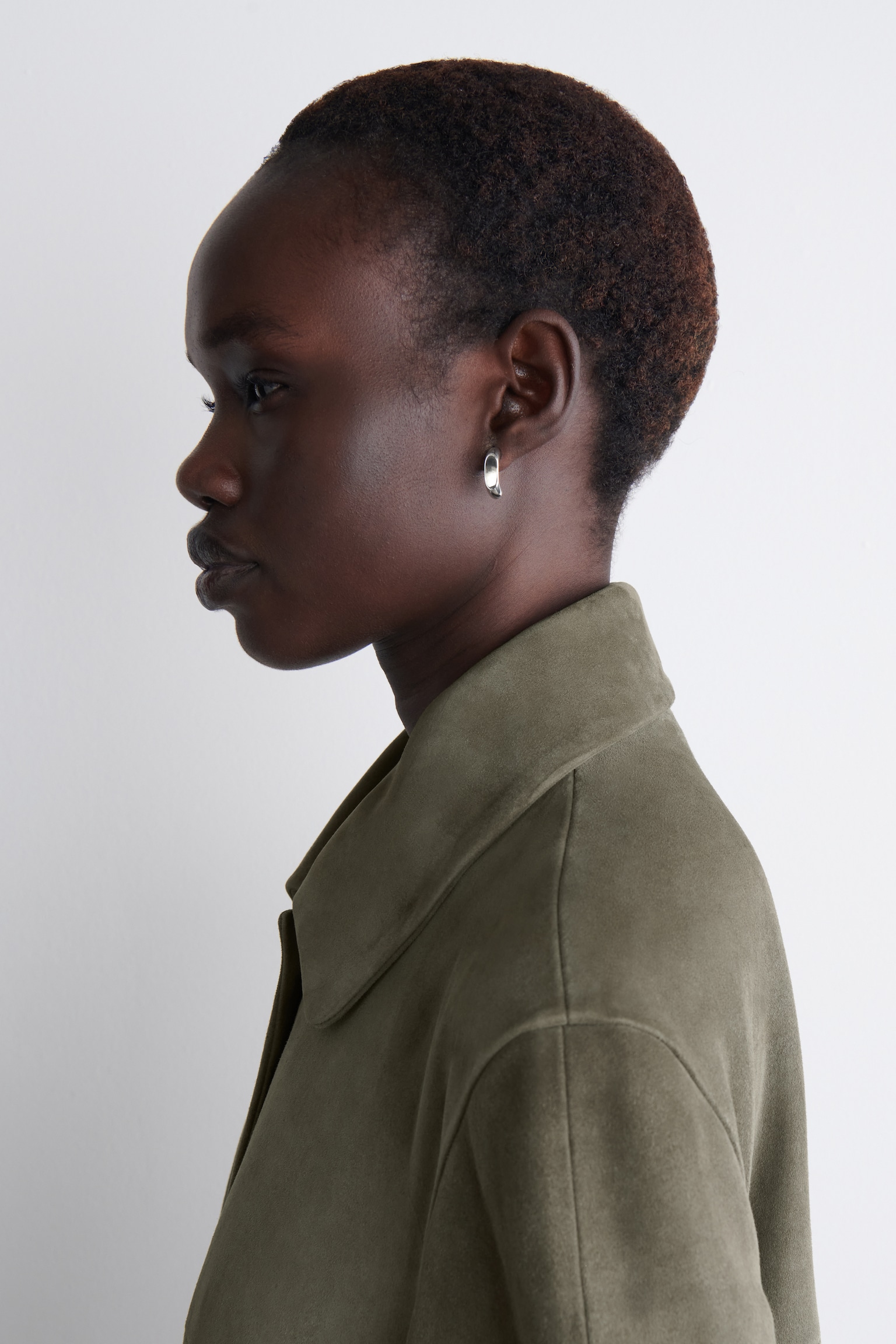 FACETED HOOP EARRINGS - SILVER/GOLD - 3